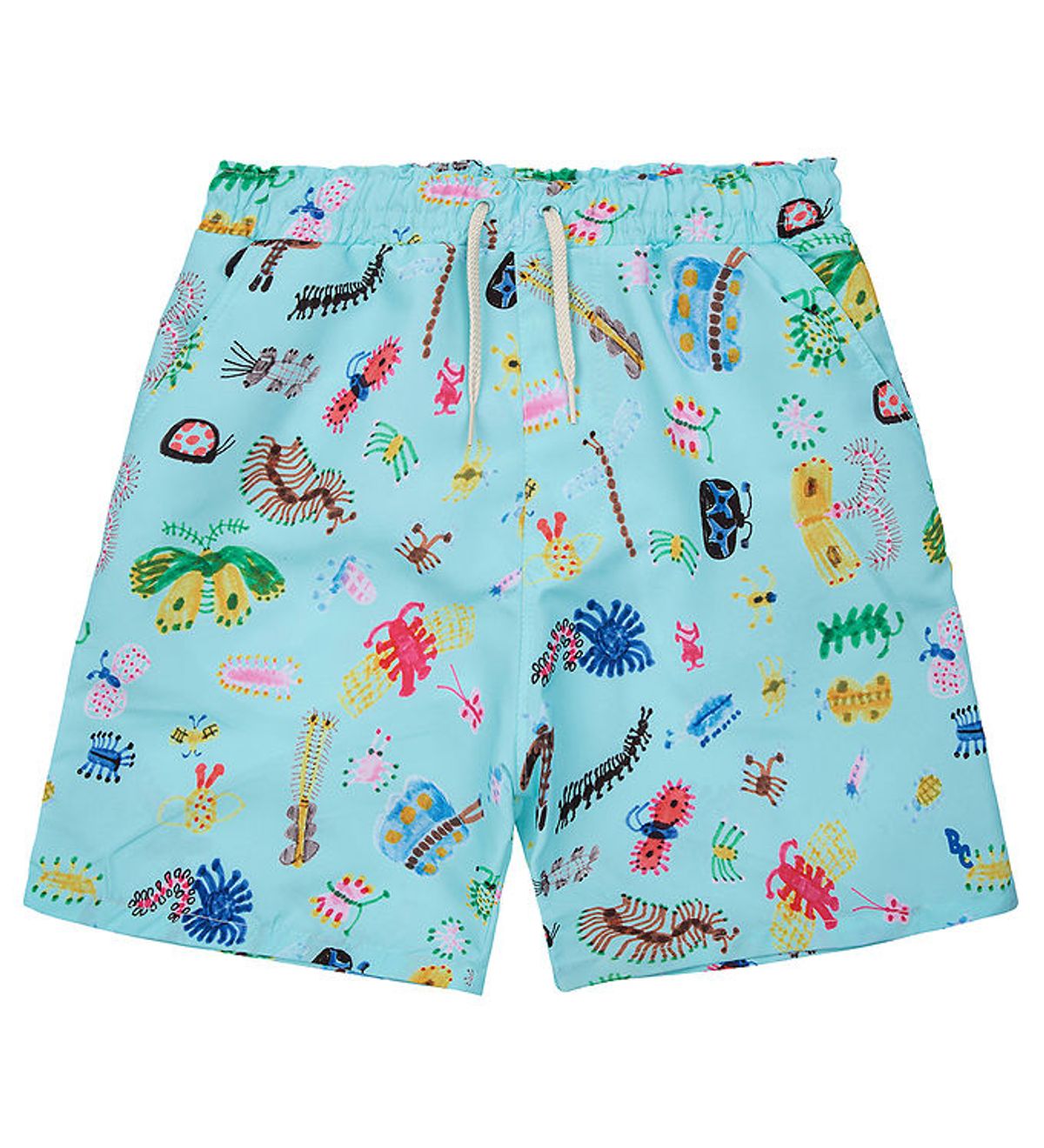 Bobo Choses Badeshorts - UV50+ - Funny Insects - Bermuda - Aqua