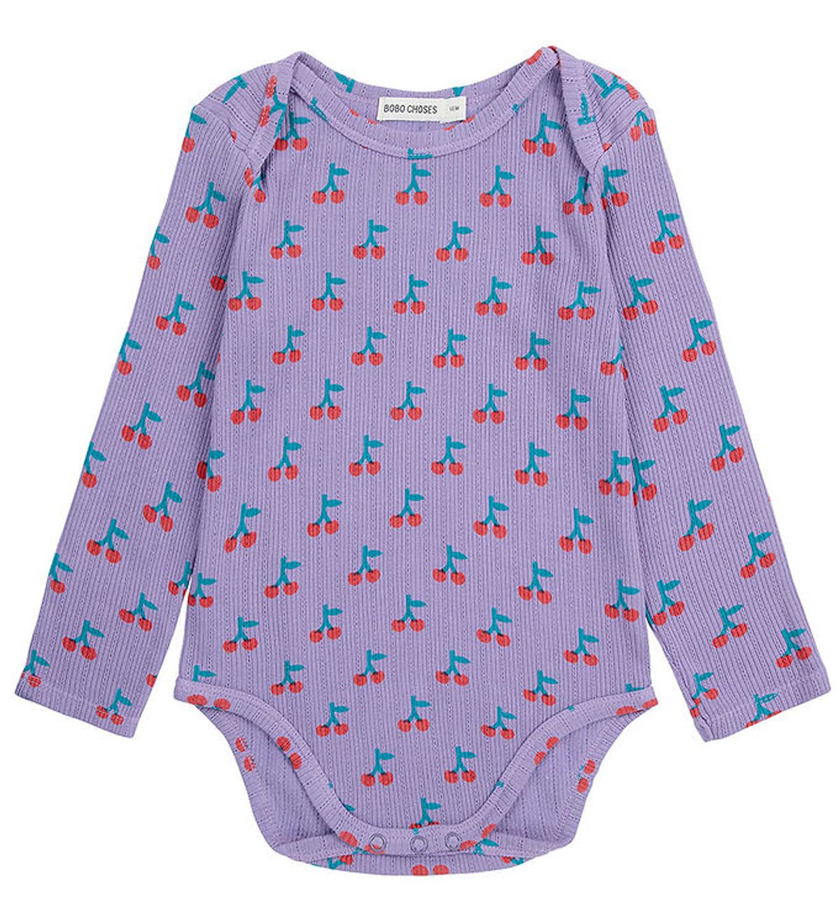 Bobo Choses Body l/æ - Rib - Cherry - Lilla