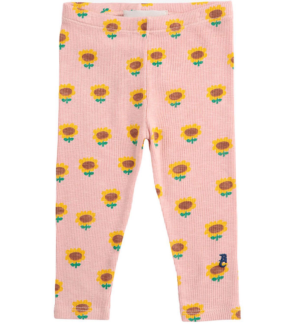 Bobo Choses Leggings - Rib - Sunflower - Lys Pink