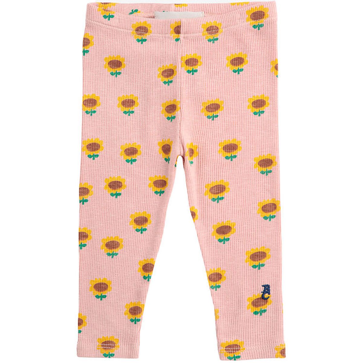 Bobo Choses Leggings - Rib - Sunflower - Lys Pink