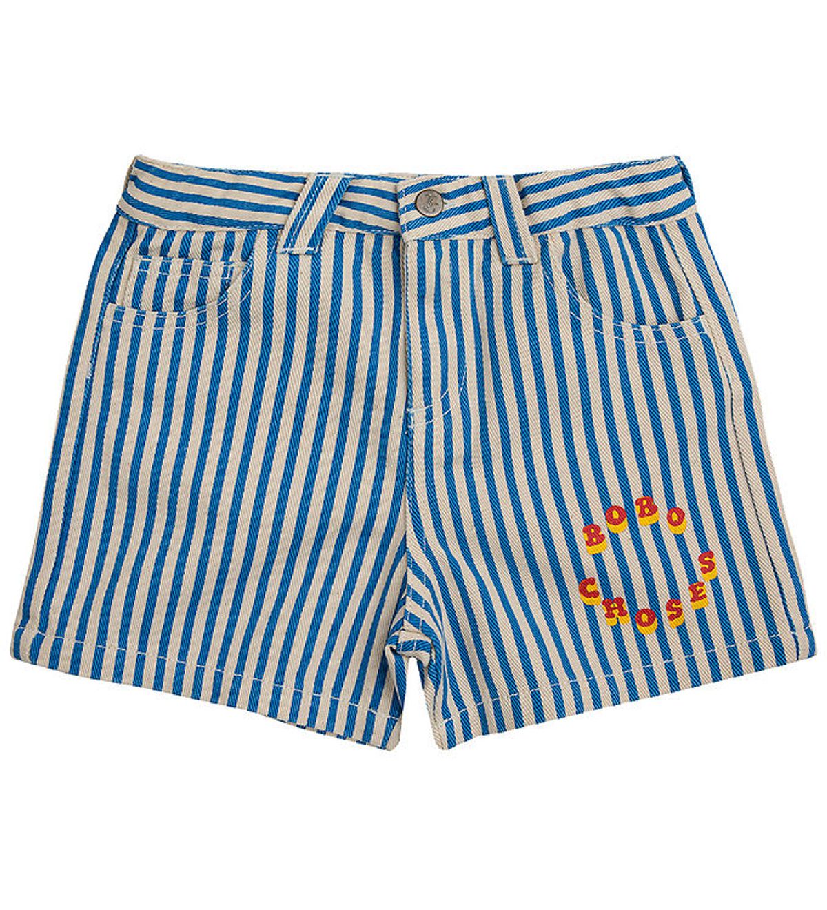 Bobo Choses Shorts - Circle Stripes - Blå