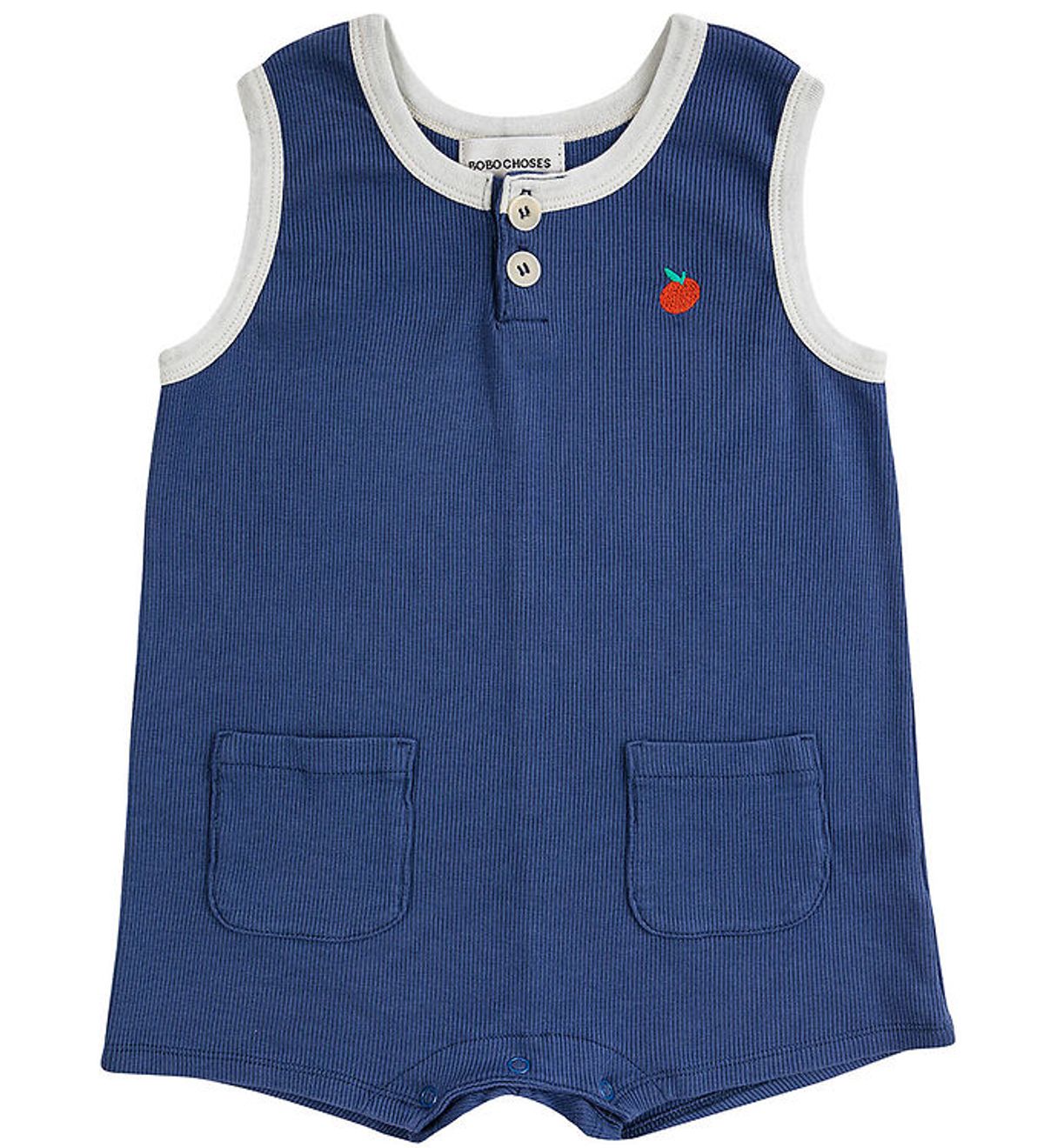 Bobo Choses Sommerdragt - Baby Tomato - Navy Blue