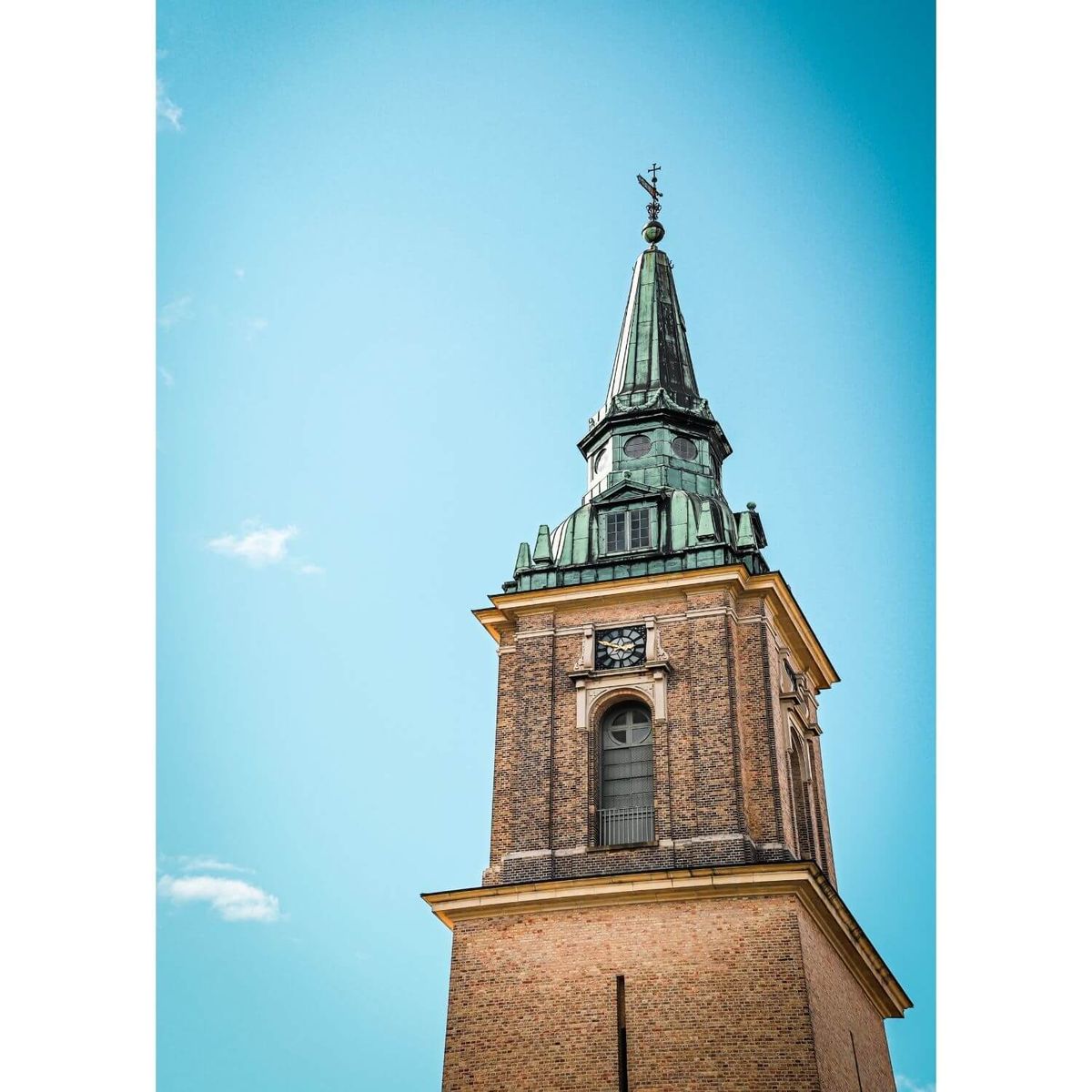 BOBO X BRANDT A Aalborg plakat af Ansgars kirke (flere størrelser)