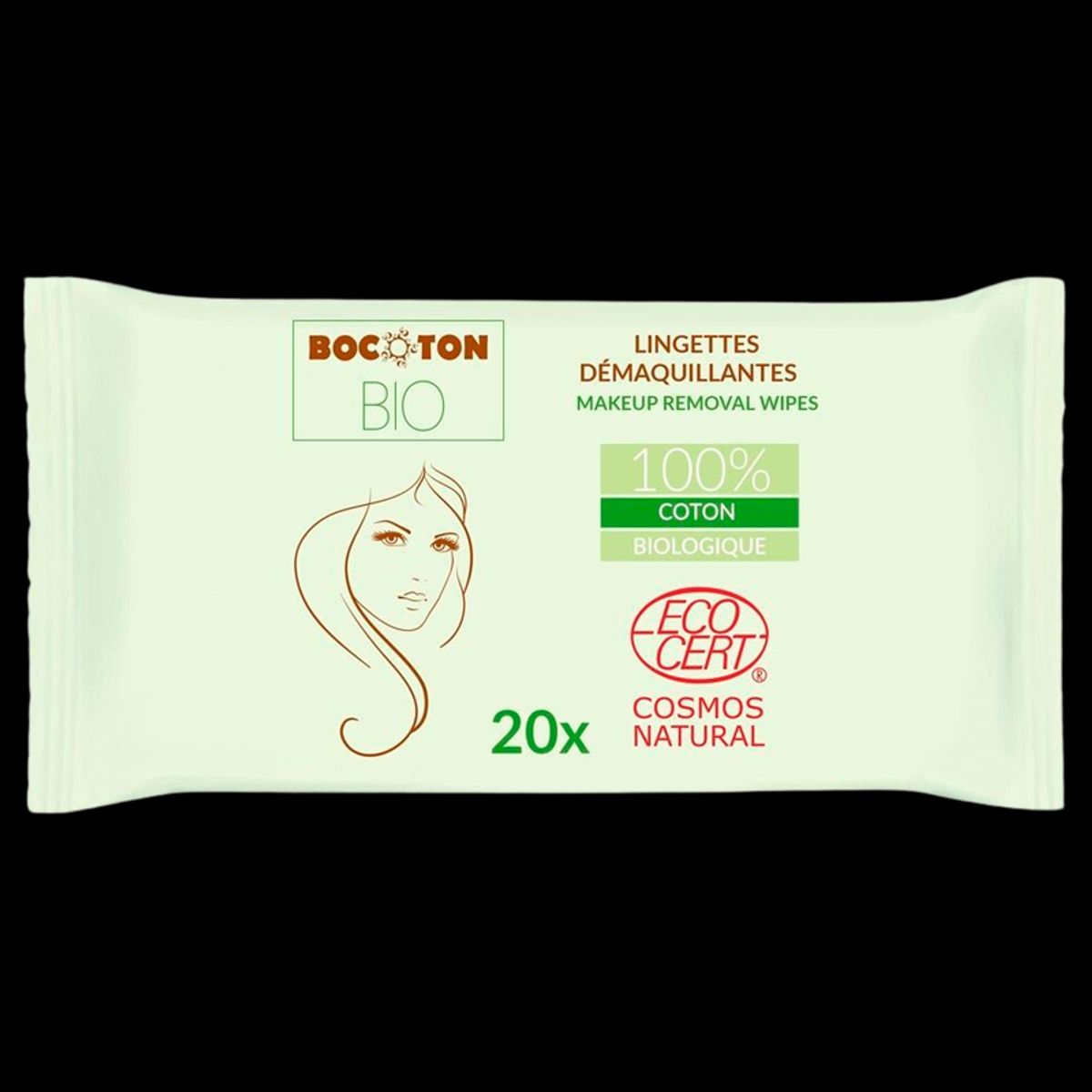 Bocoton Make-Up Removal Wipes Ø (20 stk)