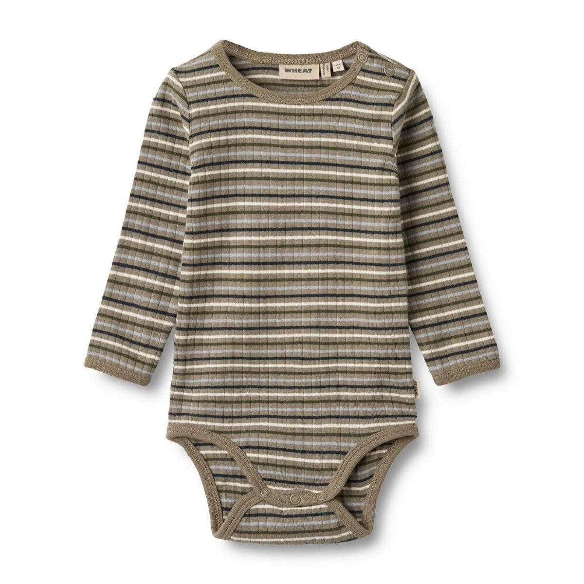 Body langærmet Berti - Multi Stripe - 86