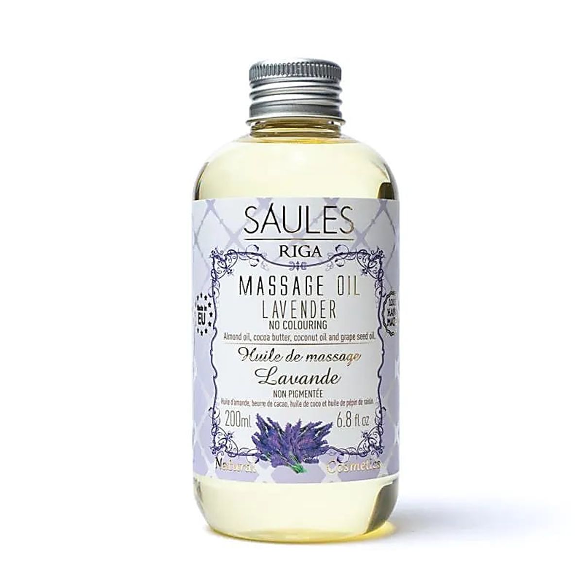 BODY & MASSAGE OLIE MED LAVENDEL - ØKOLOGISK - Body Oil - Saules Fabrika - StudioBuus