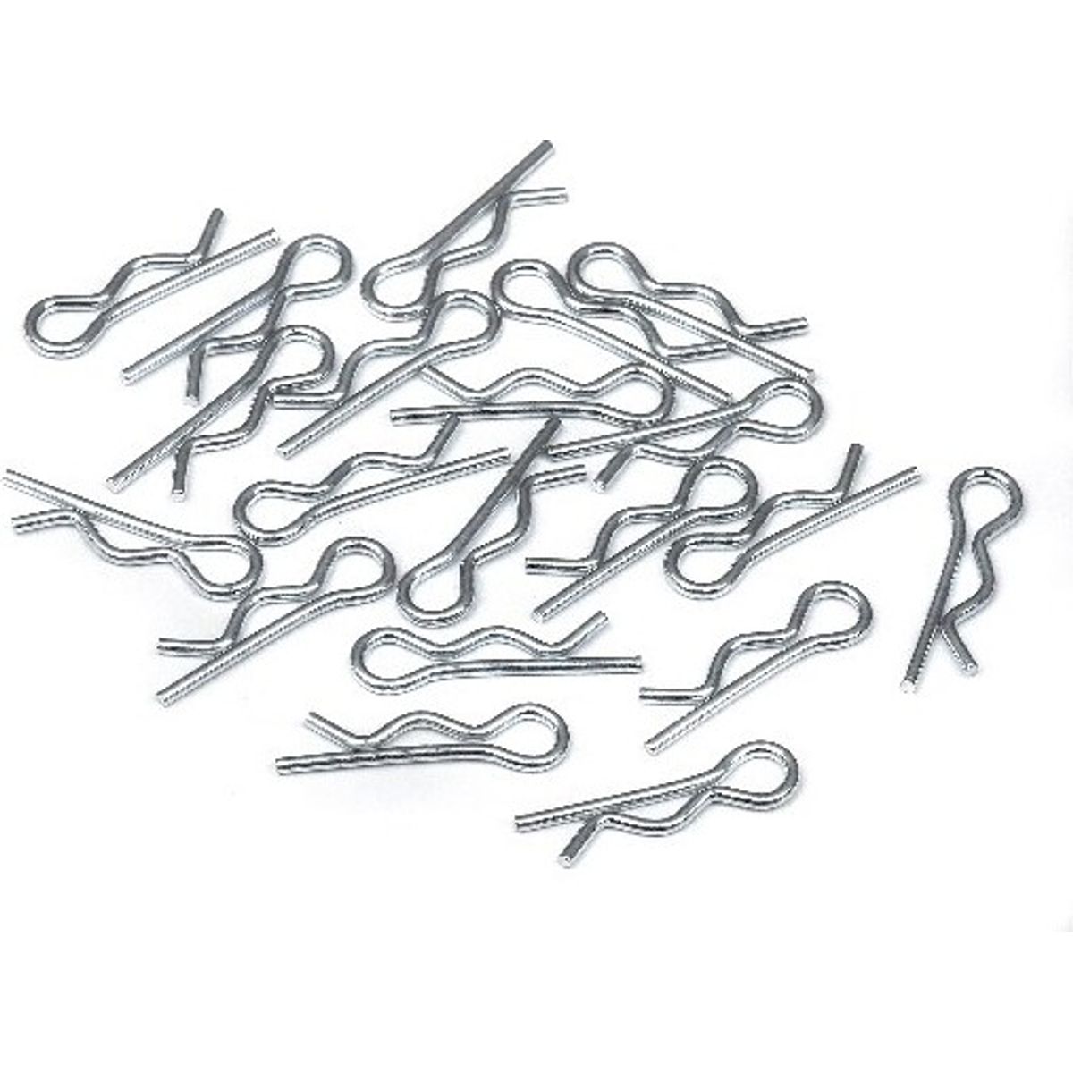 Body Pin (6mm/silver/medium/20pcs) - Hp6122 - Hpi Racing