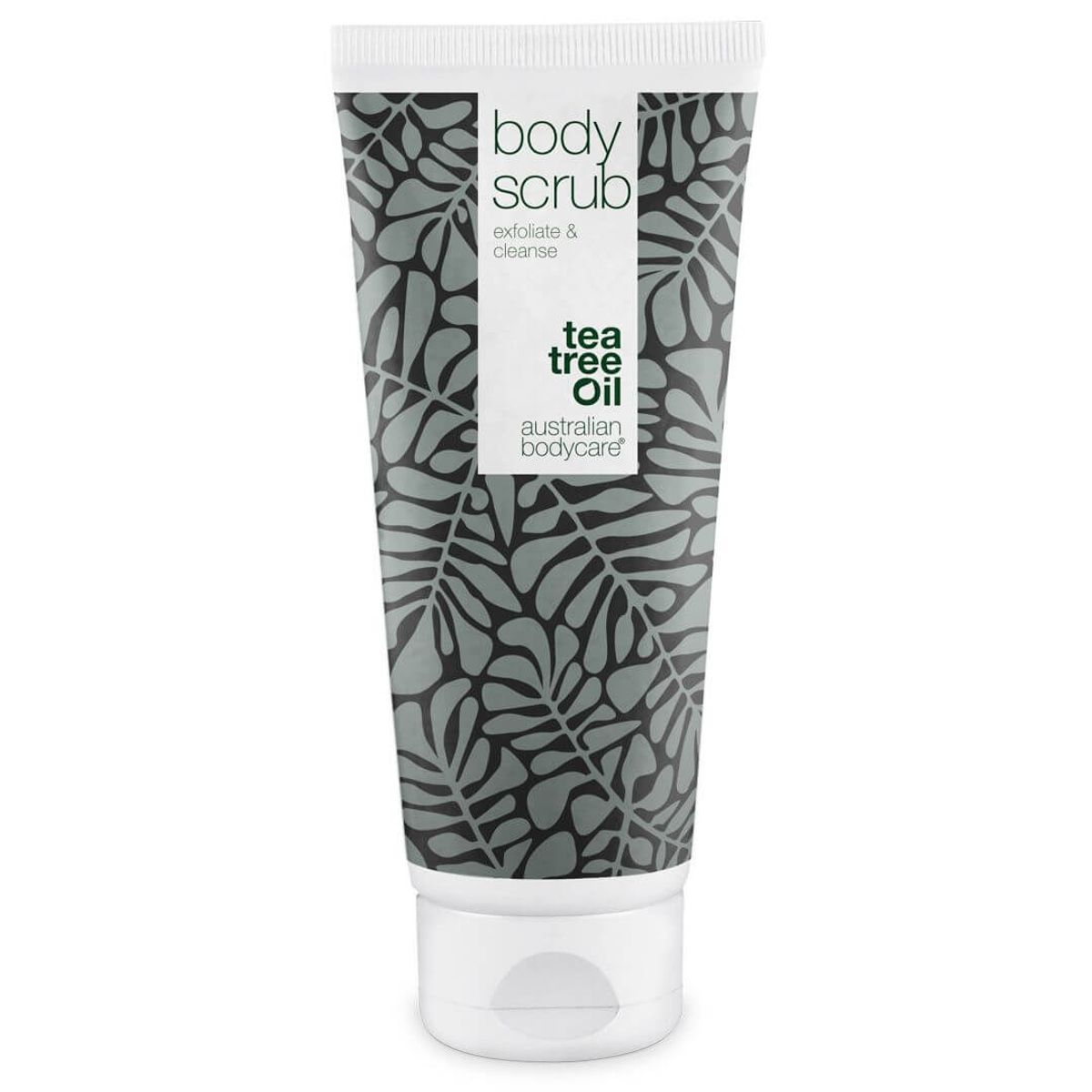 Body Scrub til bumser og uren hud på kroppen â Eksfoliering med 100% naturlig Tea Tree Oil - Også til intim brug - Lemon