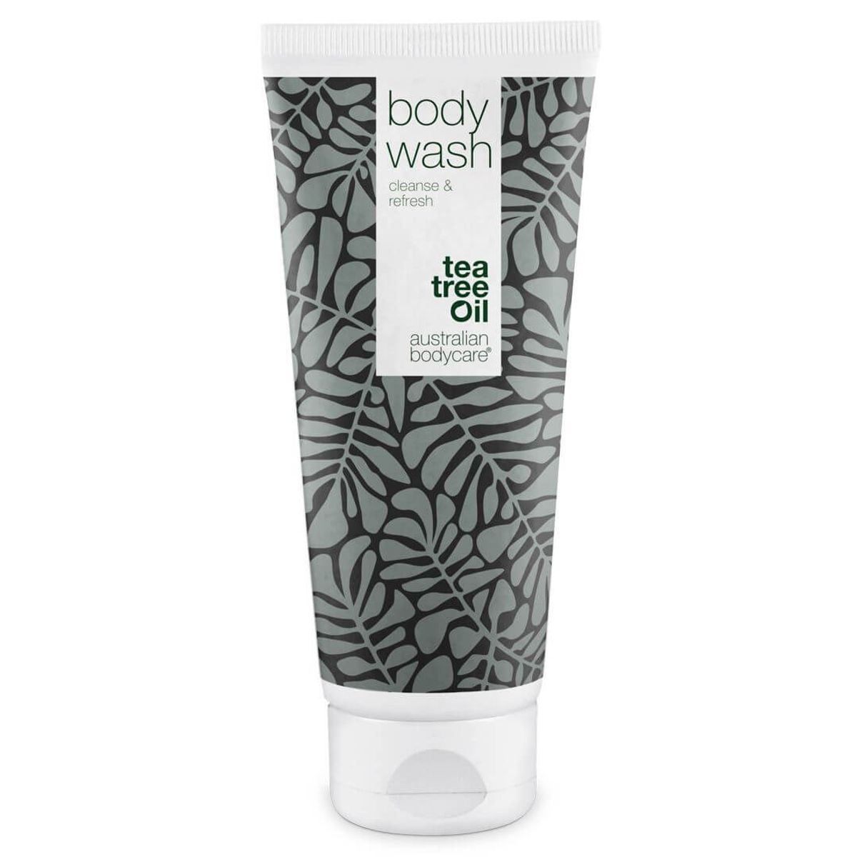 Body Wash med Tea Tree Oil â Showergel til daglig pleje og mod bumser og uren hud på kroppen - Mint / 200 ml