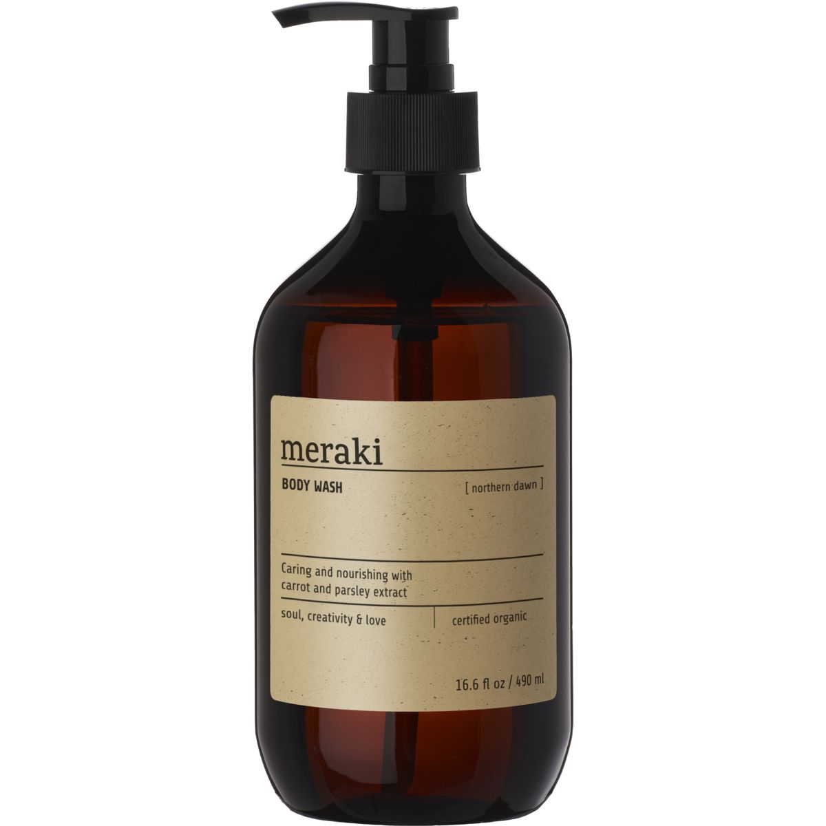 Body wash, Northern dawn, Brun