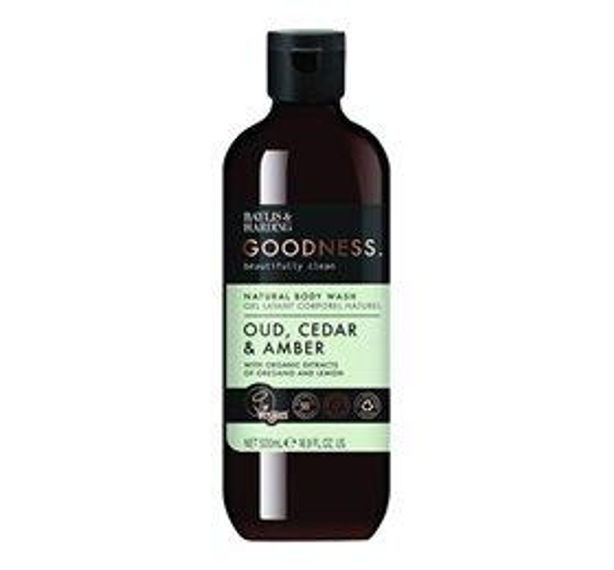 Body Wash oud, cedar & amber Baylis & Harding Goodness - 500 ml