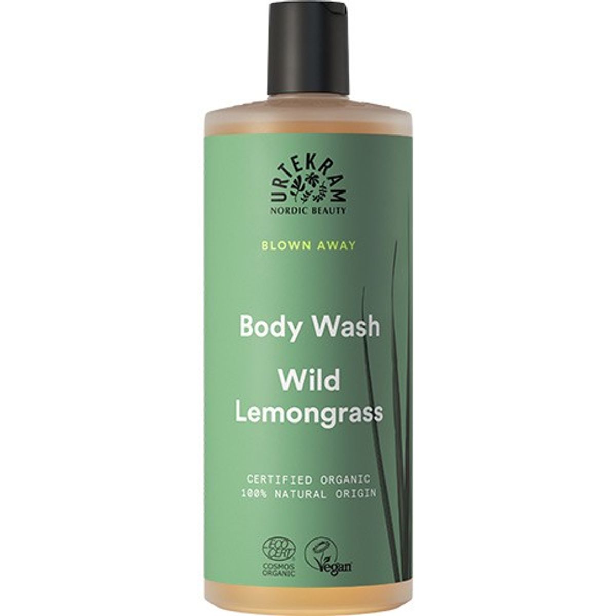 Body Wash Wild Lemongrass - 500 ml - Urtekram