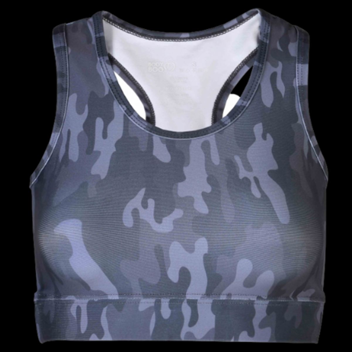 Bodyboo Sports BH - Grå Camo