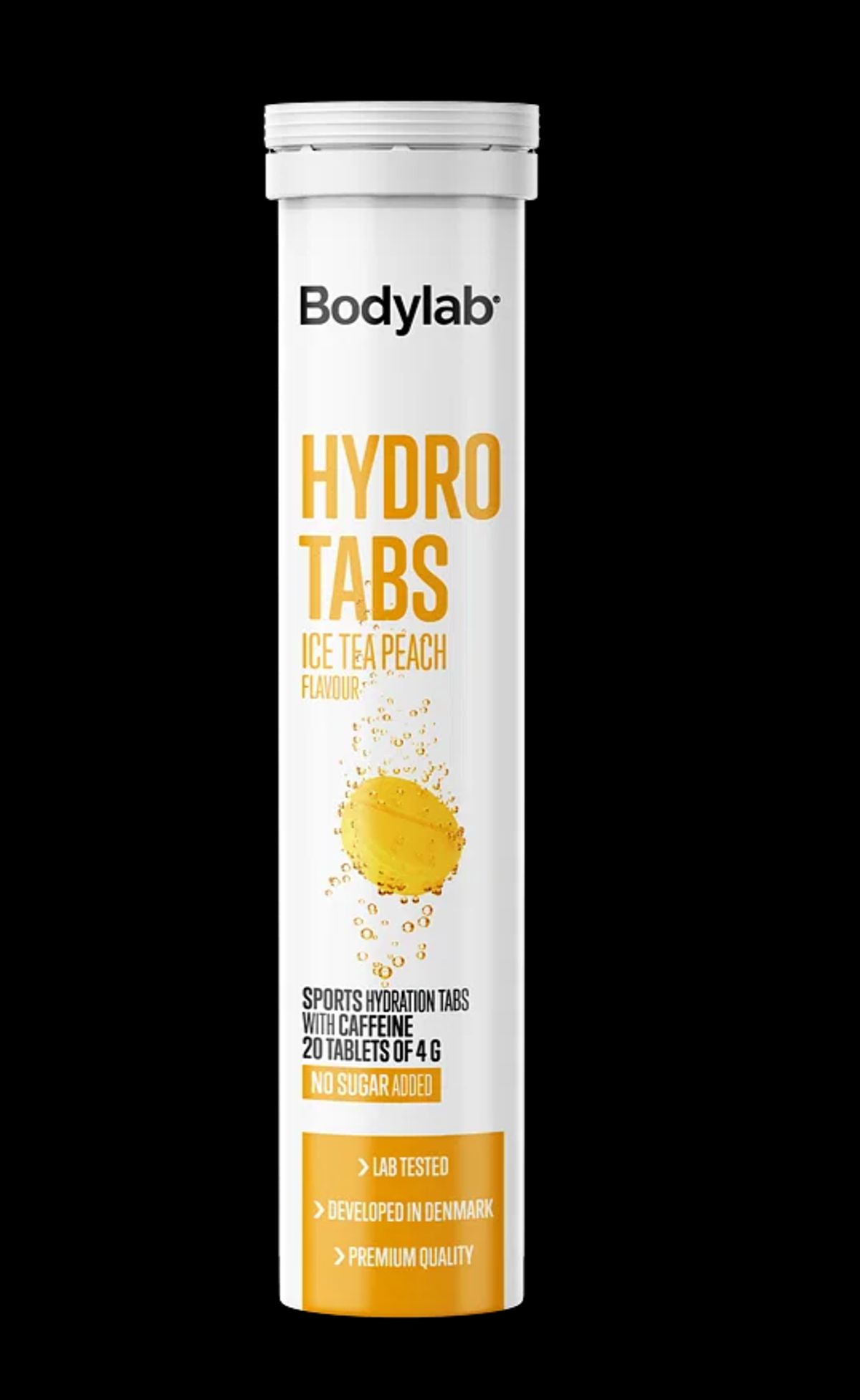 Bodylab Hydro Tabs (1x20 stk) Ice Tea Peach m/koffein