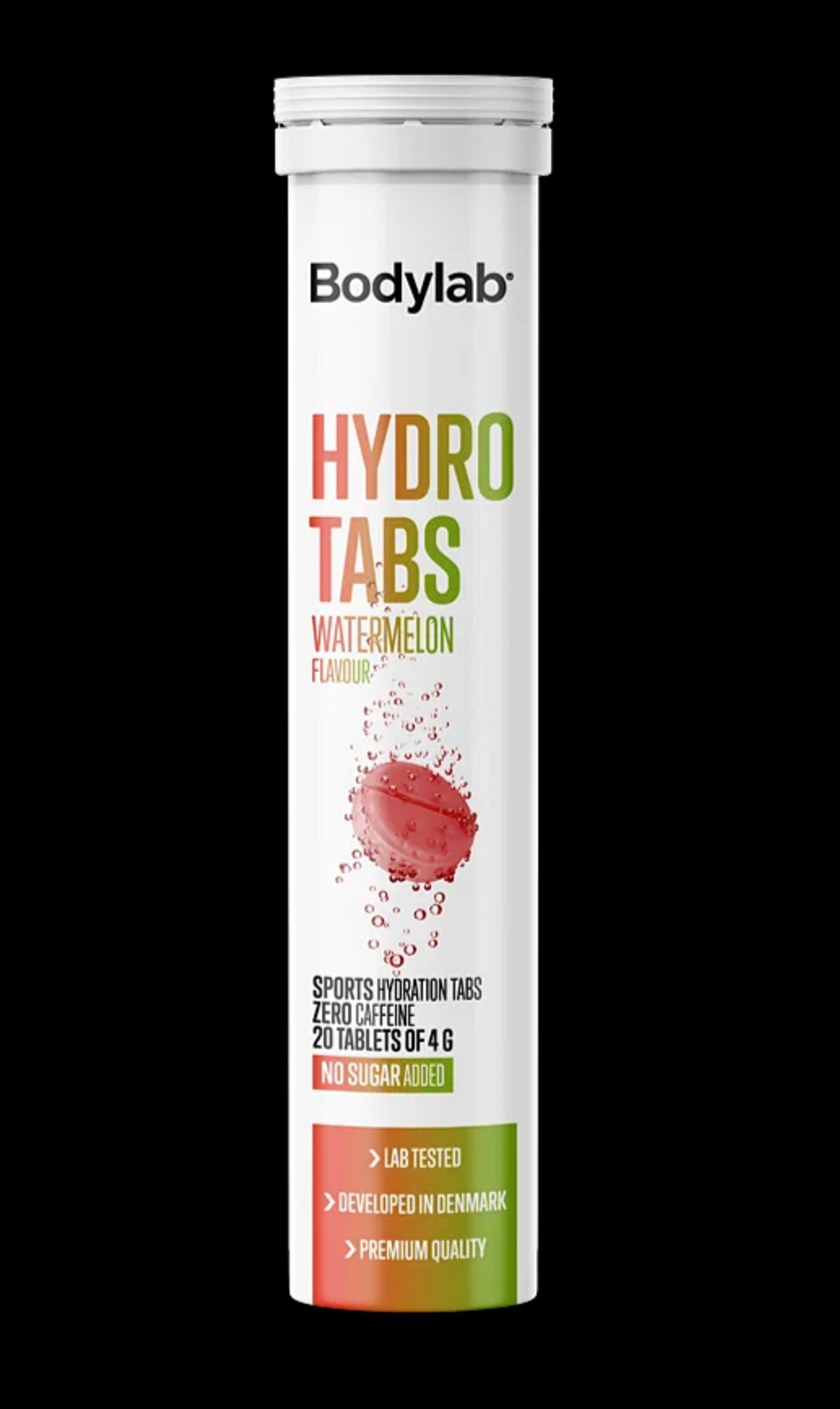 Bodylab Hydro Tabs (1x20 stk) Watermelon (koffeinfri)