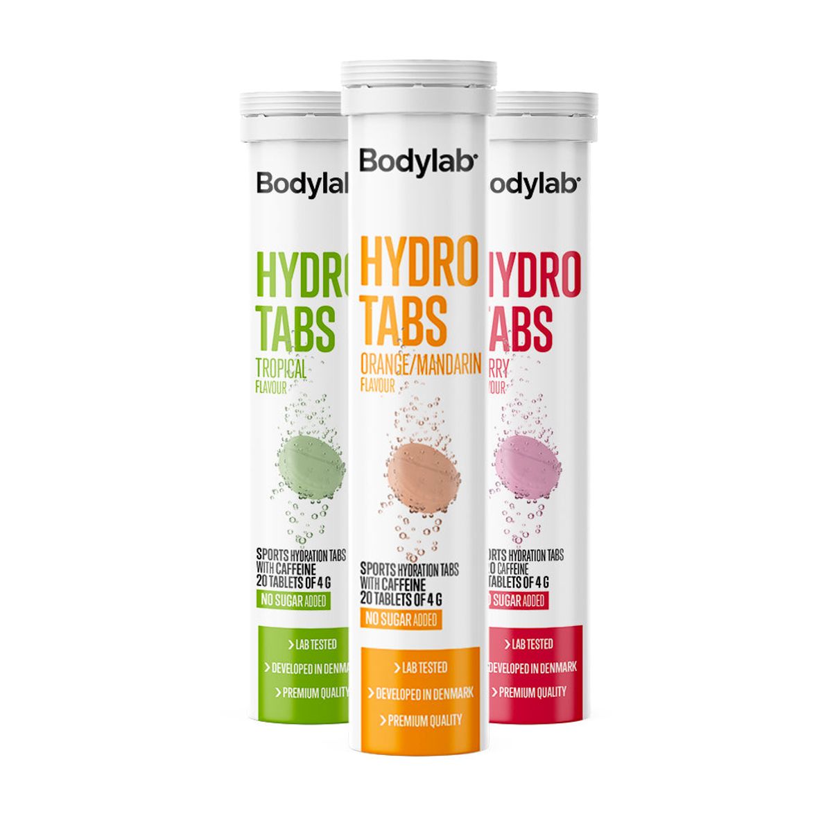 Bodylab Hydro Tabs (20 stk) - Energi