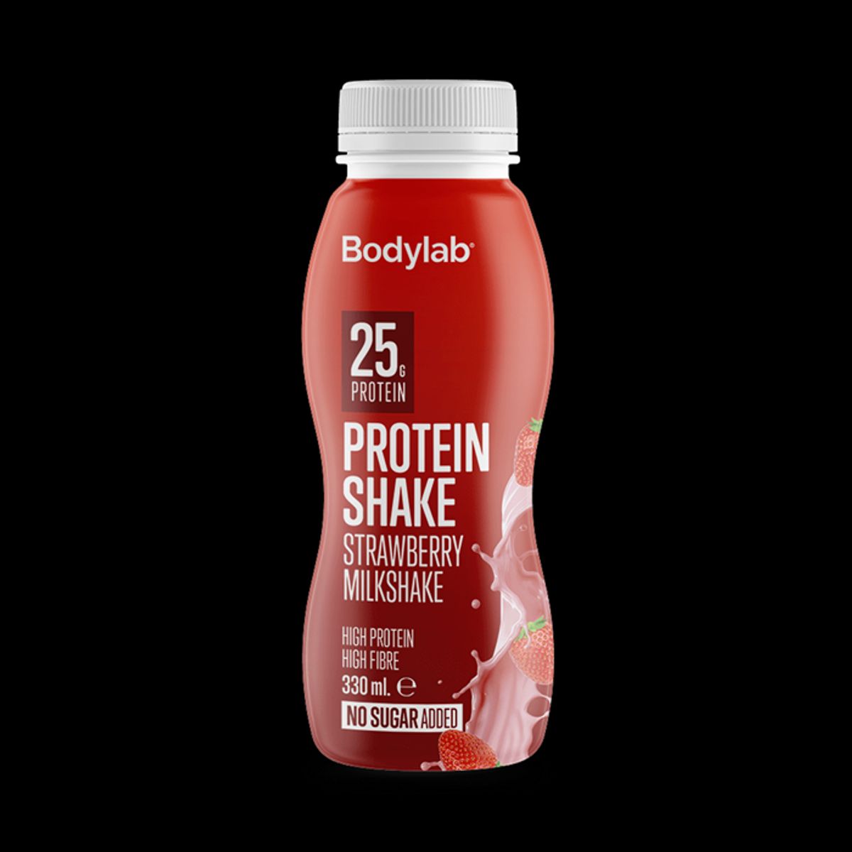 Bodylab Protein Shake - Strawberry Milkshake, 330ml.