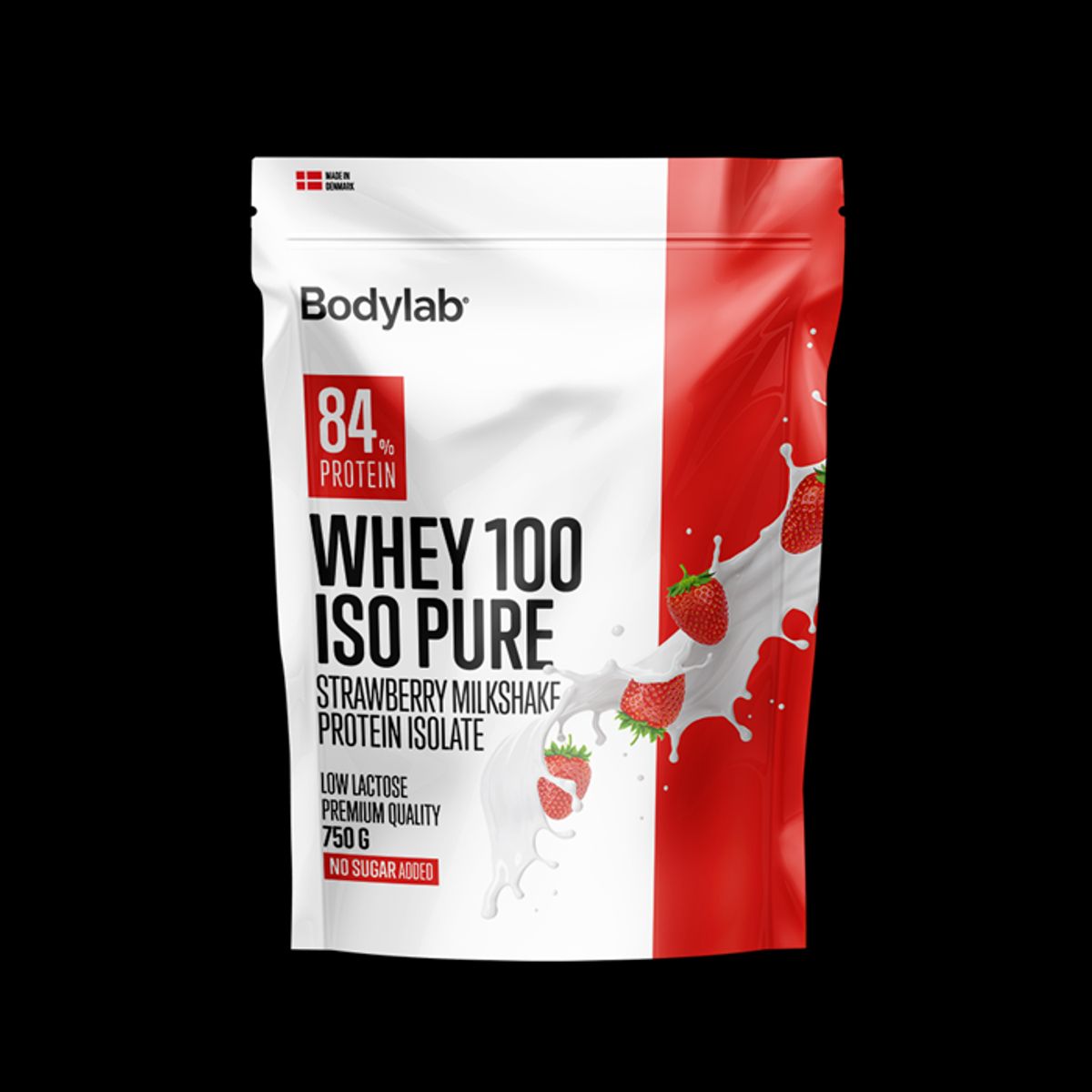 Bodylab Whey 100 ISO PURE Strawberry Milkshake (750 g)