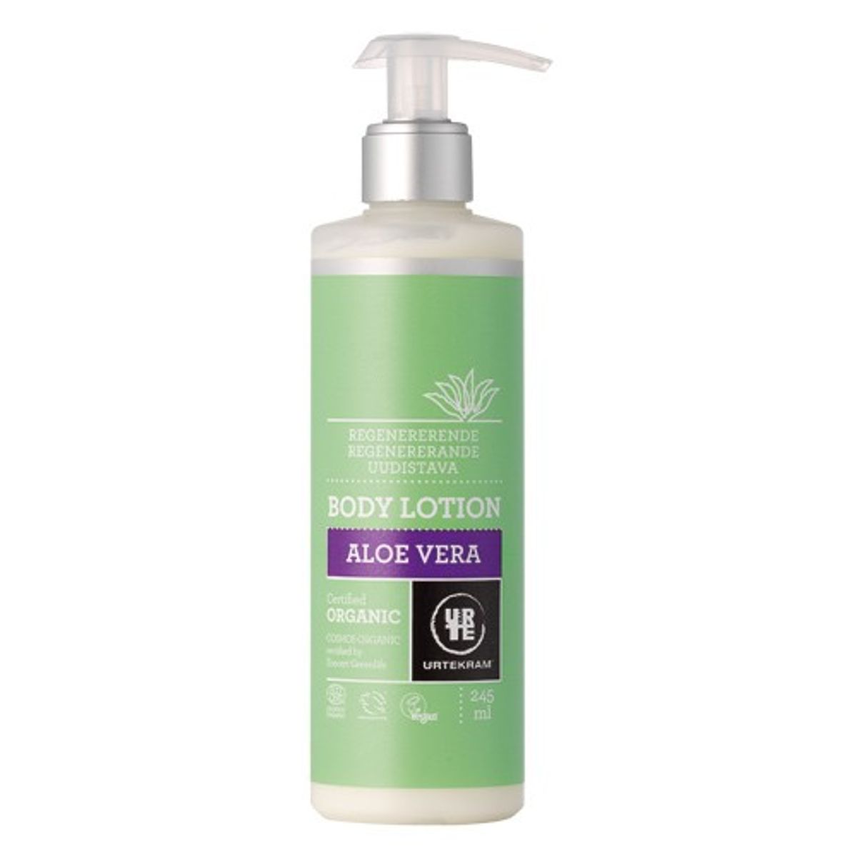 Bodylotion Aloe Vera Økologisk - 245 ml - Urtekram