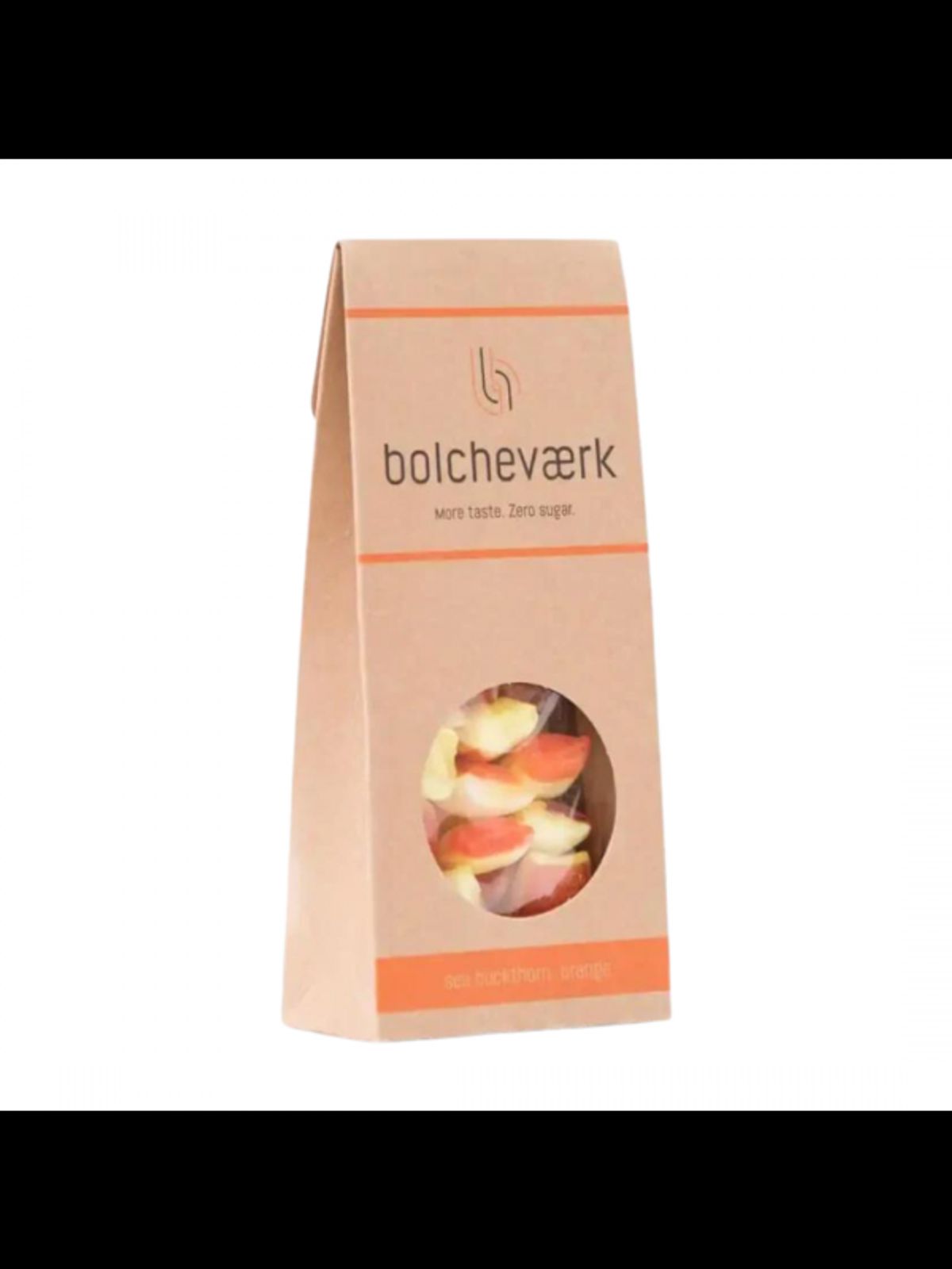 Bolcheværk Havtorn & Appelsin - Sukkerfri bolcher 100 g.