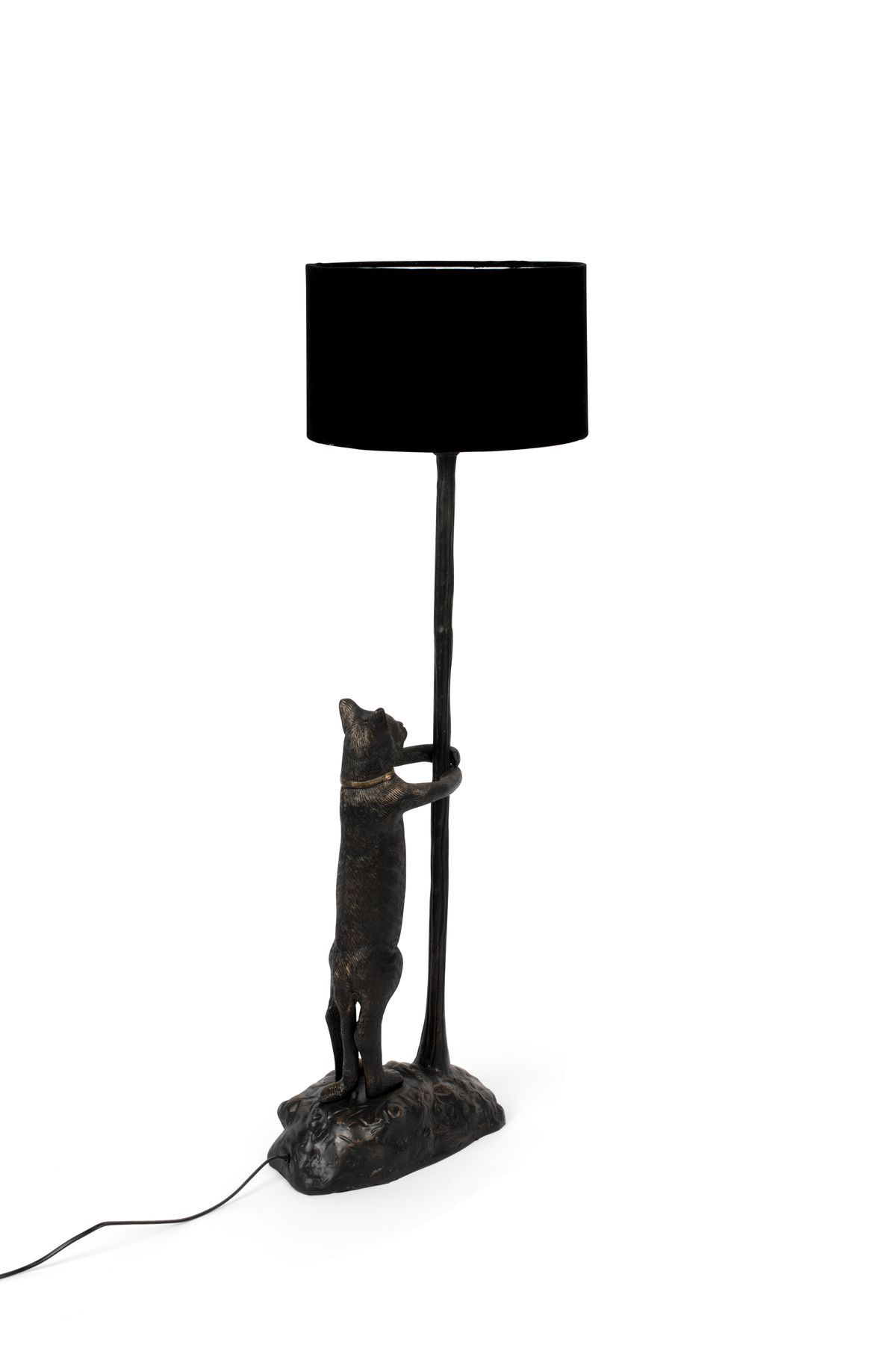 BOLD MONKEY No Girlfriend No Problem gulvlampe - sort polyester og sort aluminium