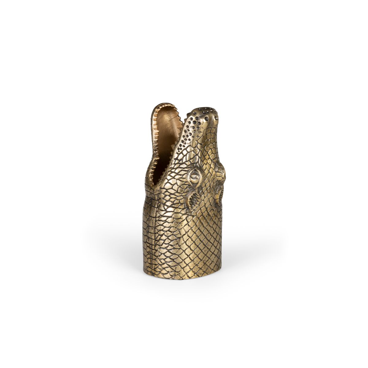 BOLD MONKEY See You Later Alligator vase - guld aluminium (H:35)