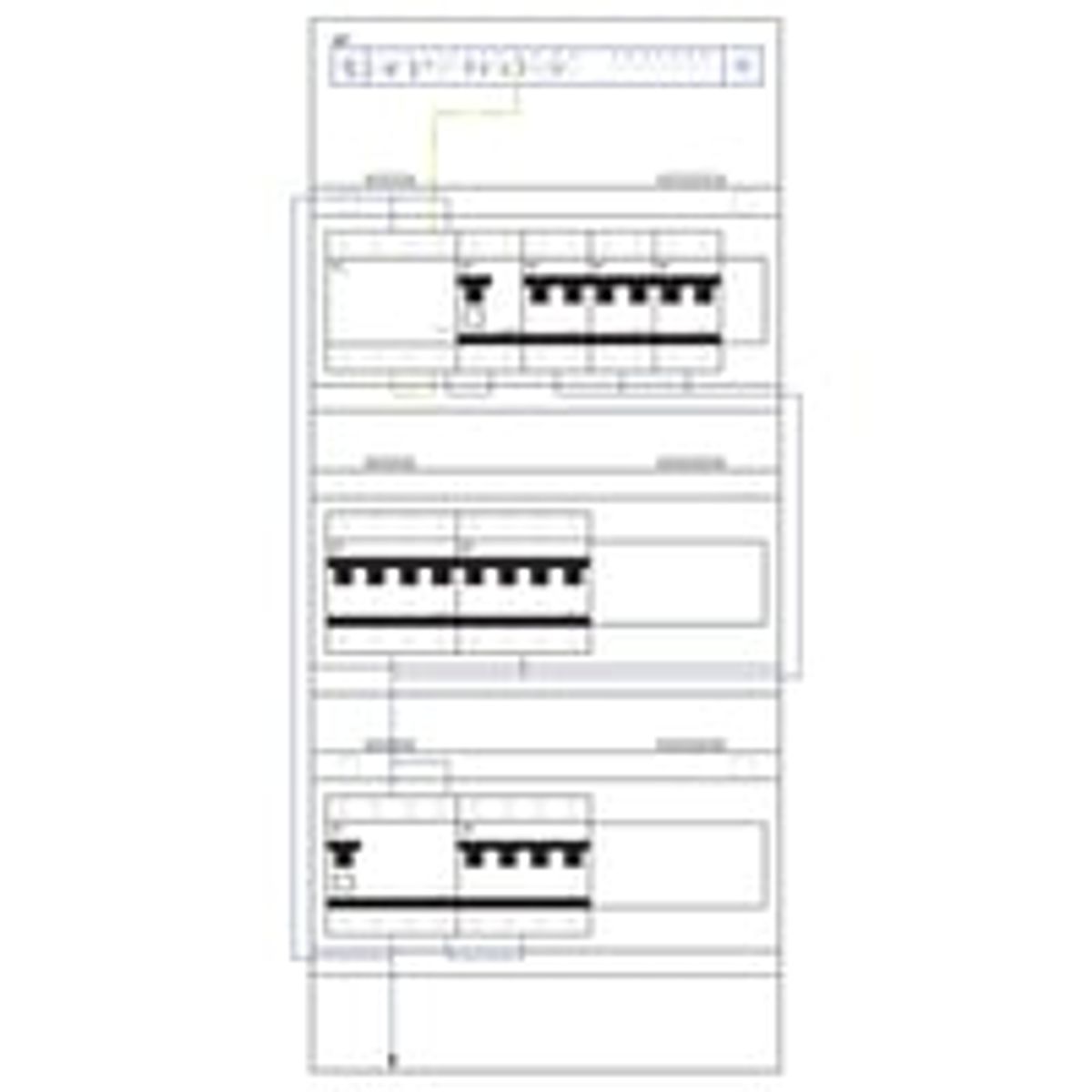 Boligtavle LLK3 T01.3030 med transient T2/20, hvid