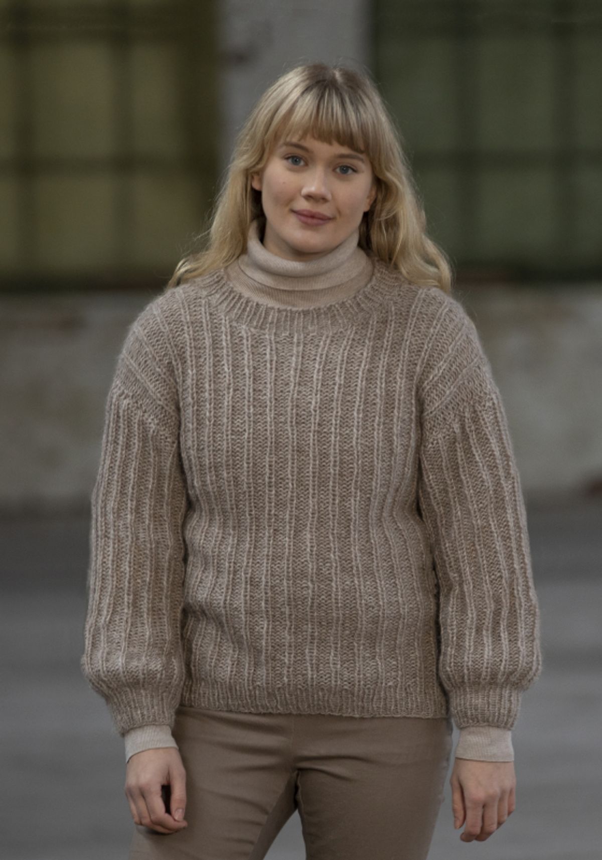 "Bollette" Genser - Viking Design 2206-1 Kit - XS-XXXL - Viking Alpaca Bris, fra Viking