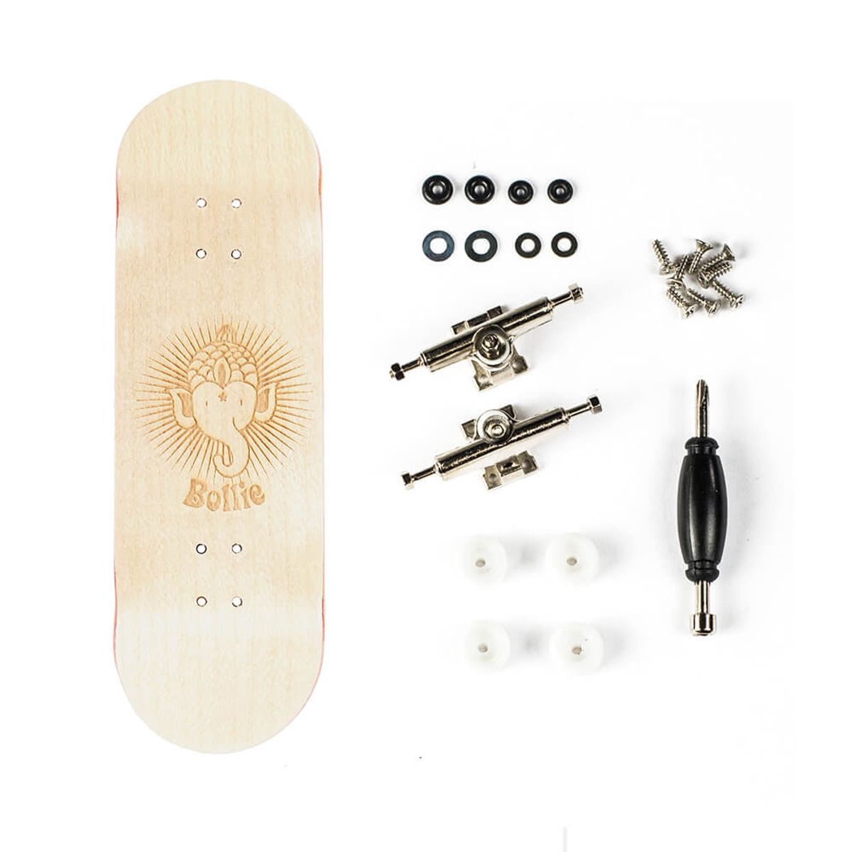 Bollie Mini Logo Fingerboard Naturlig