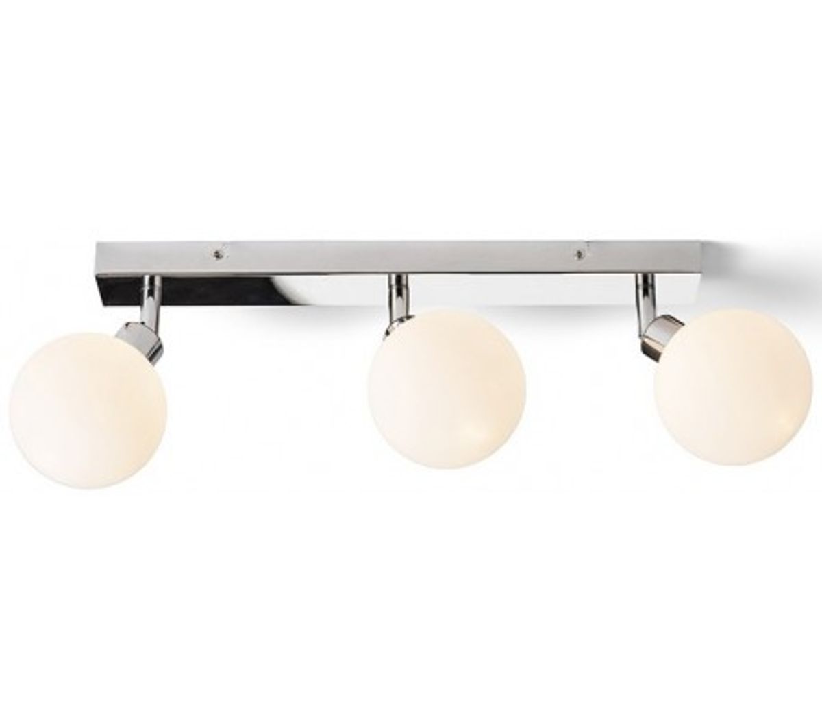 BOLLY Badeværelseslampe B43 cm 3 x G9 LED - Krom/Opalhvid