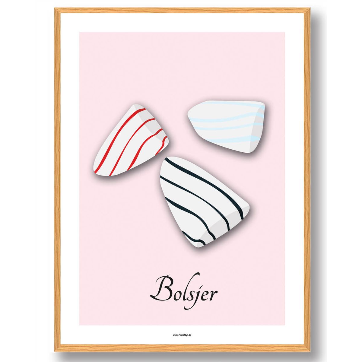 Bolsjer - plakat (Størrelse: L - 50x70cm (B2))