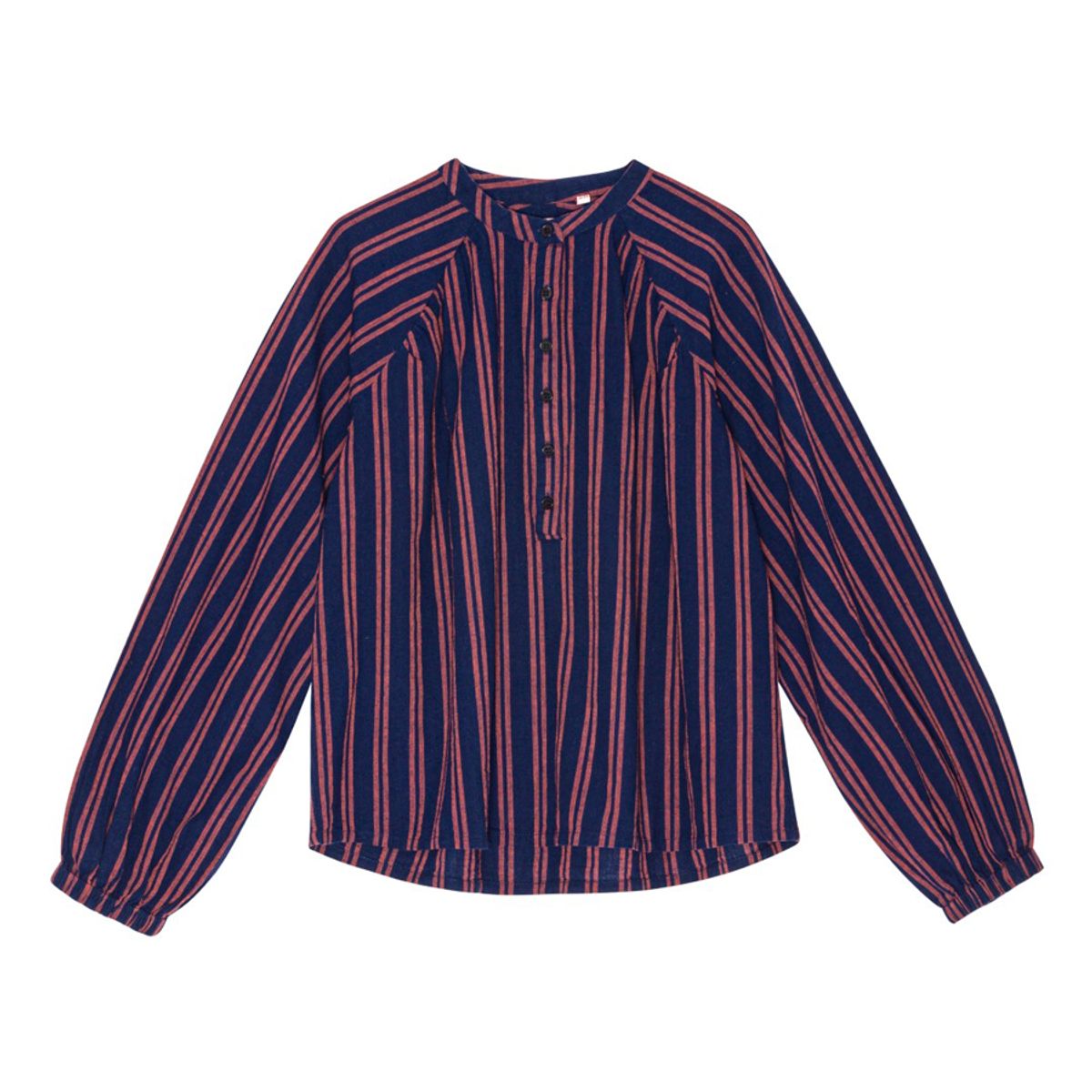 Bolster Stripe Blouse w. gatherings - L/XL