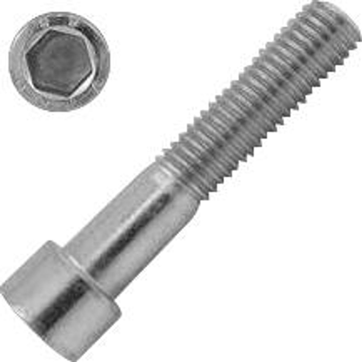 Bolt 6X25Mm Ch Indv.6-K 5Mm Din 921 Elf