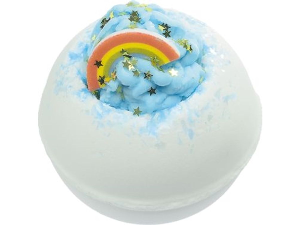 Bomb Cosmetics_Over The Rainbow Bath Blaster Musujca Kula Do Kpieli 160G