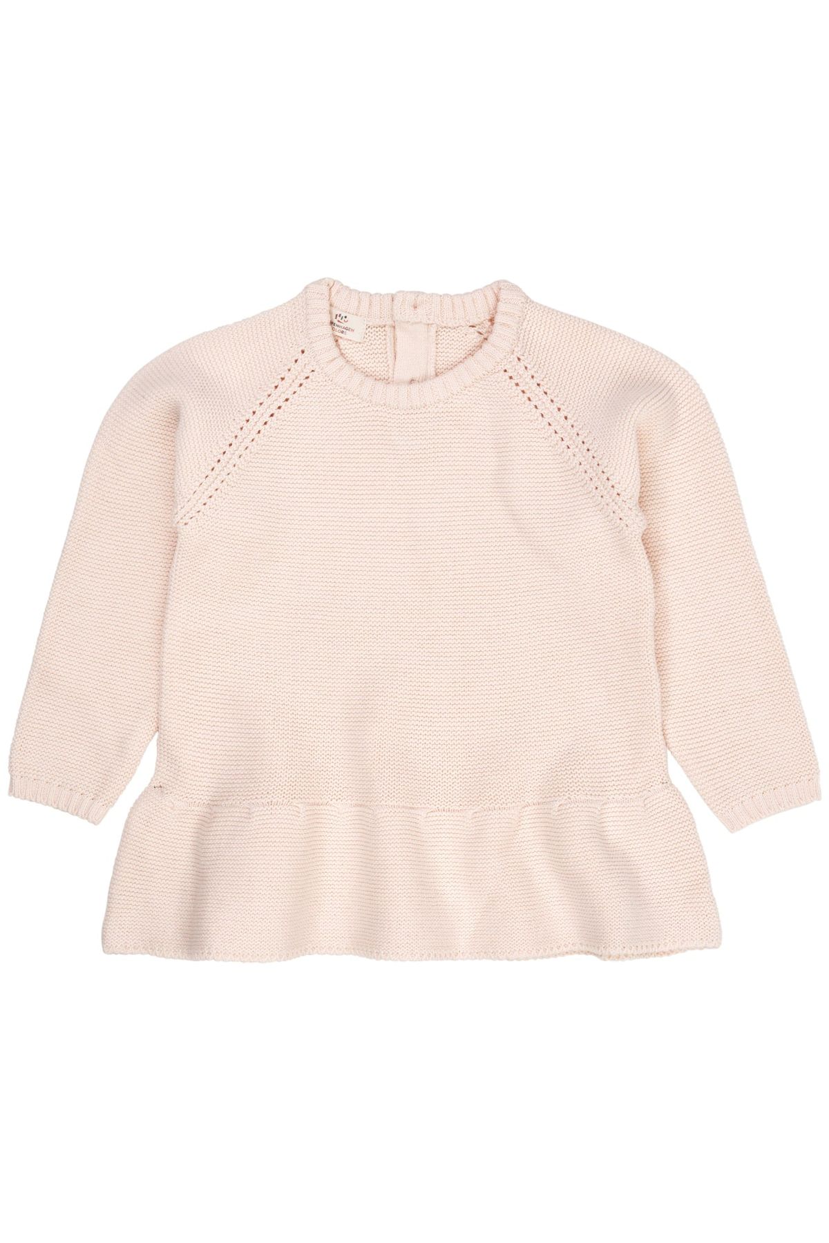 BOMULDSSTRIK TRØJE MED SKØRT - SOFT PINK - SOFT PINK / 110