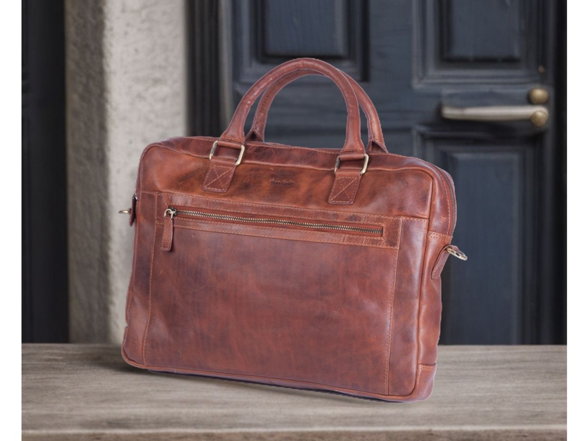 Bon Gout Computertaske 15" Colorado Cognac