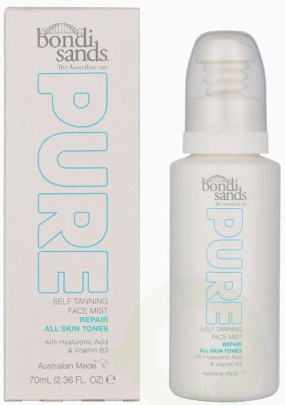 Bondi sands the australian tan pure self tanning face mist all skin tones 70ml