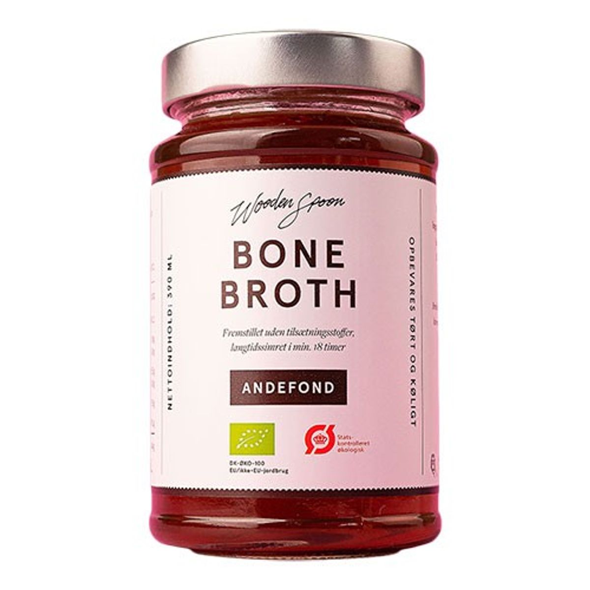 Bone Broth af and Økologisk - 390 ml - Wooden Spoon