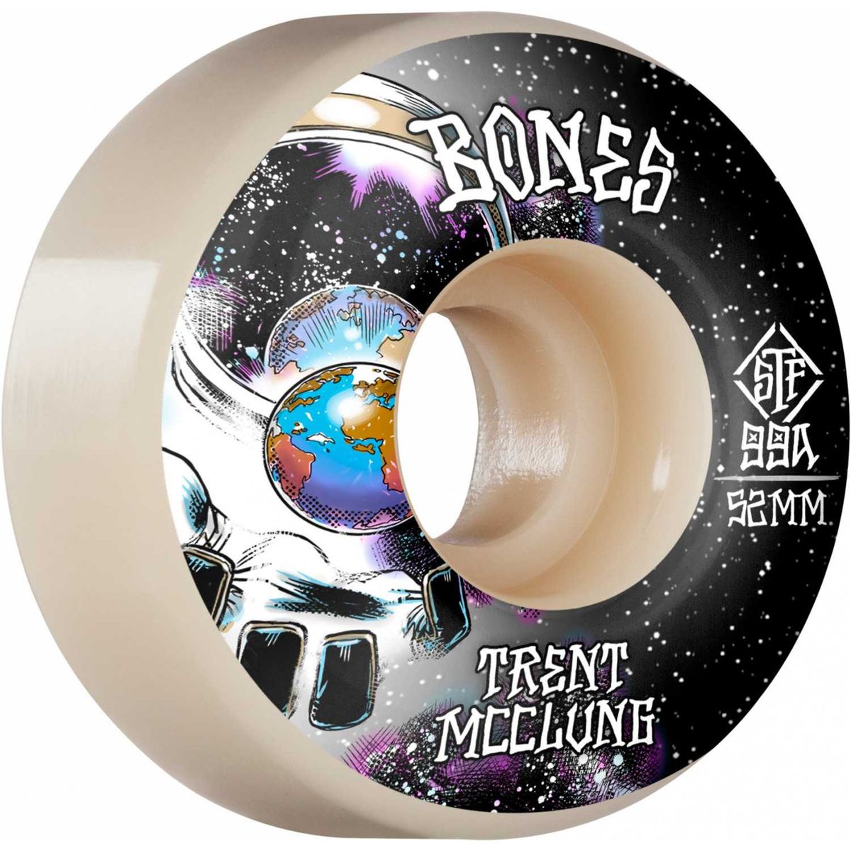 Bones Wheels PRO STF Skateboard Hjul Trent McClung Unknown 52mm V1 Standard 99A 4-pak