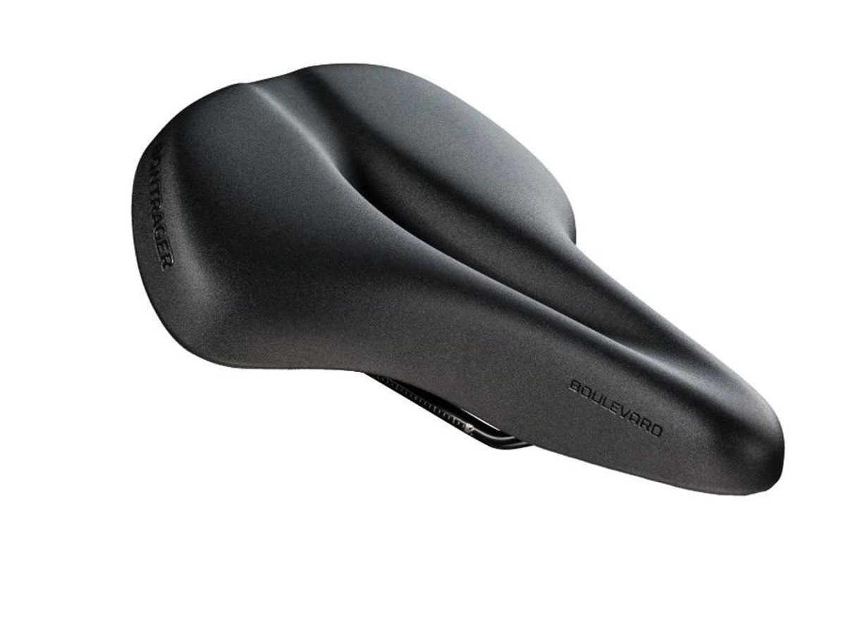 Bontrager Boulevard - Sadel til Urban - 280 x 205mm - Sort