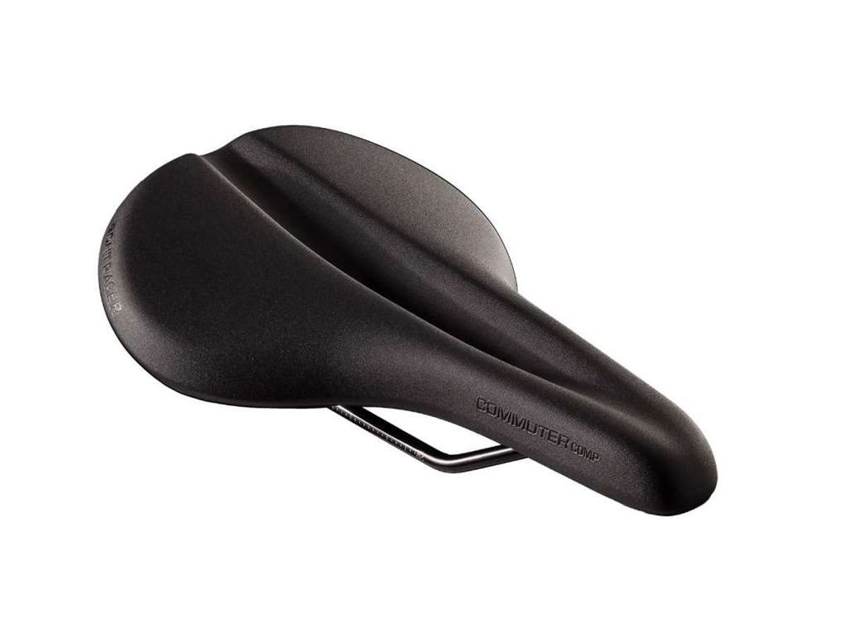 Bontrager Comp - Sadel til Commuter - 165mm bred - Sort