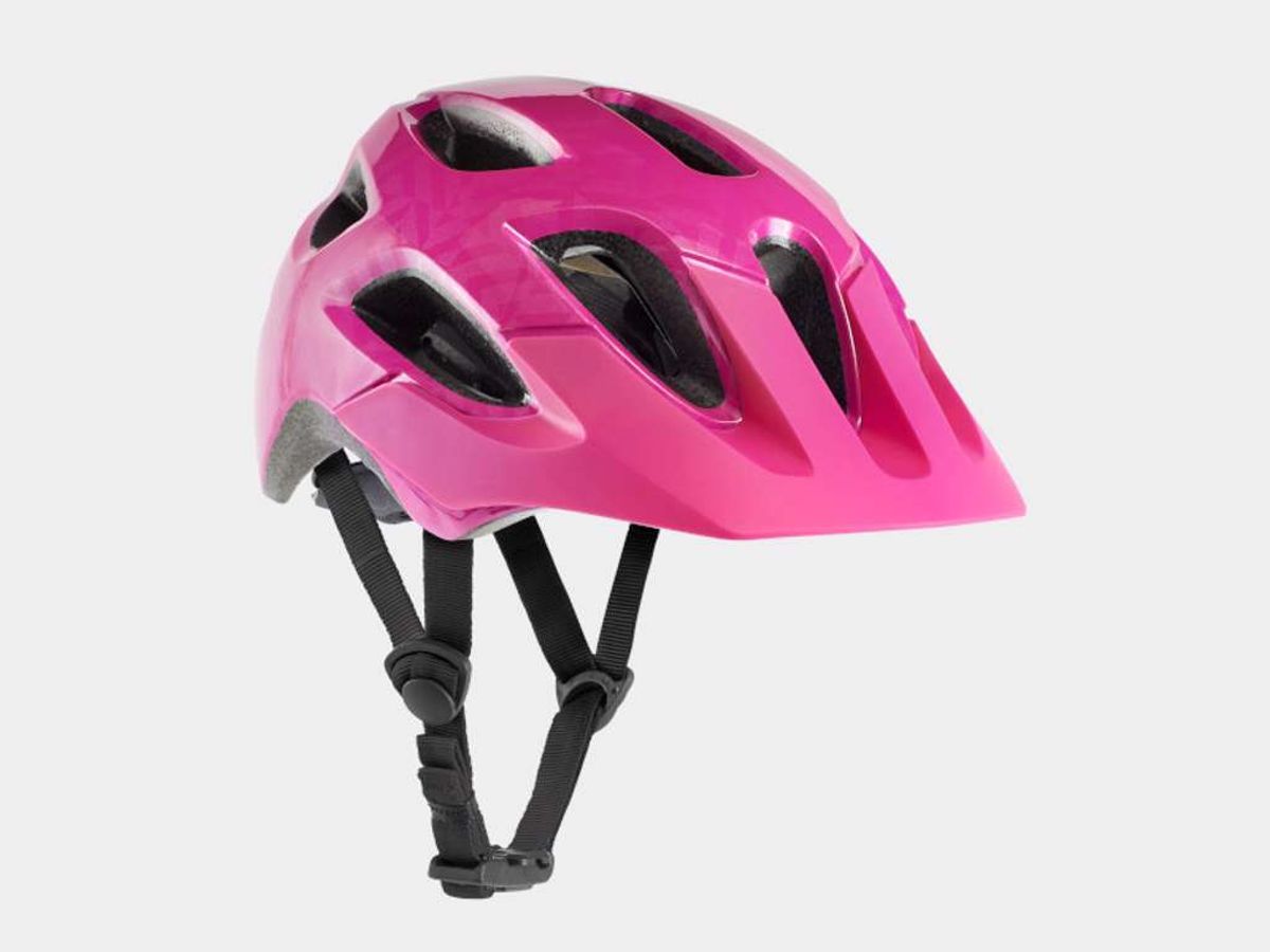 Bontrager Tyro - Cykelhjelm junior - Pink/Sort - 50-55 cm