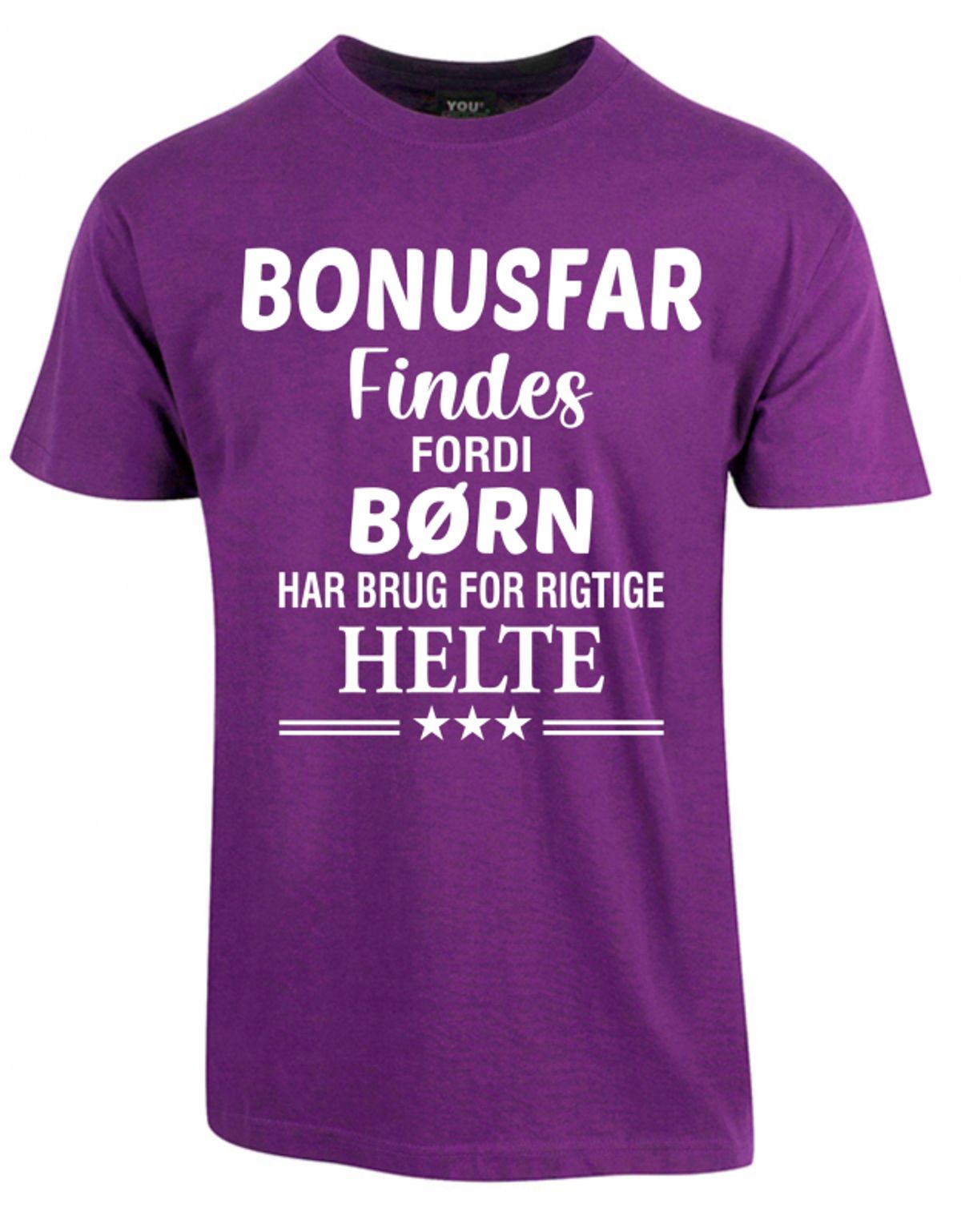 Bonusfar findes fars dag t-shirt - Lilla