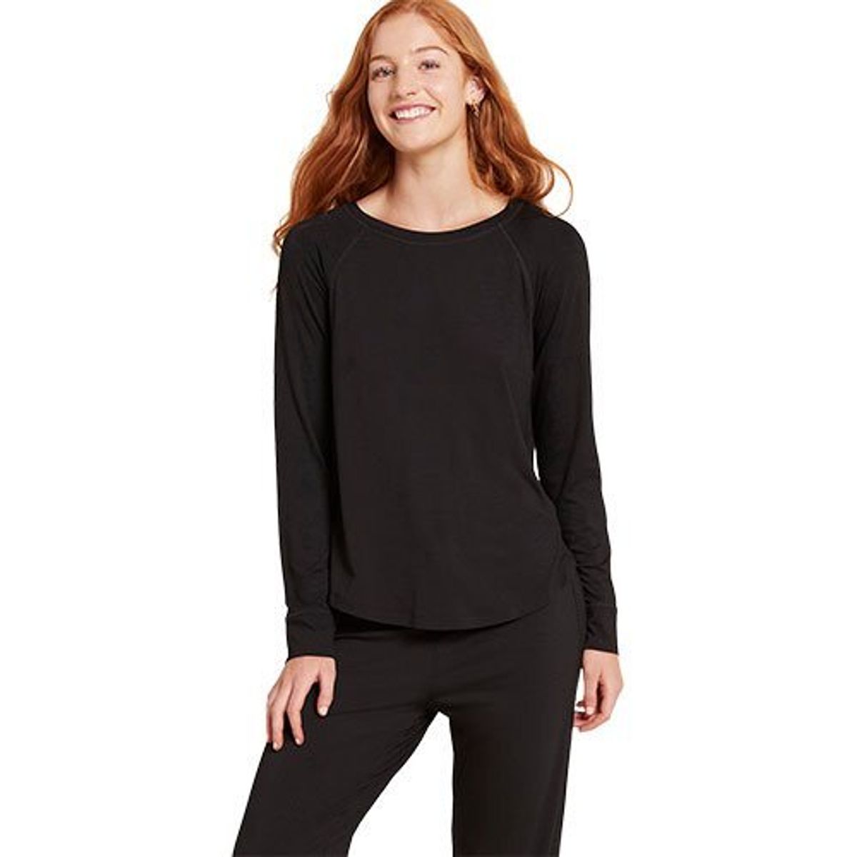 Boody Goodnight Raglan Sleep Top sort str. XS