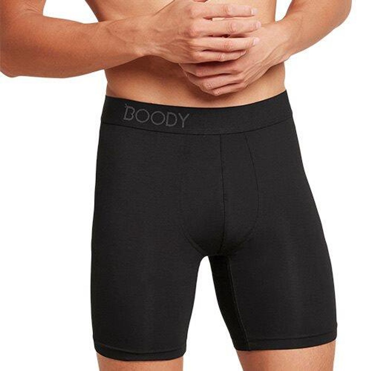 Boody Men´s Everyday Longer Boxers sort str. S