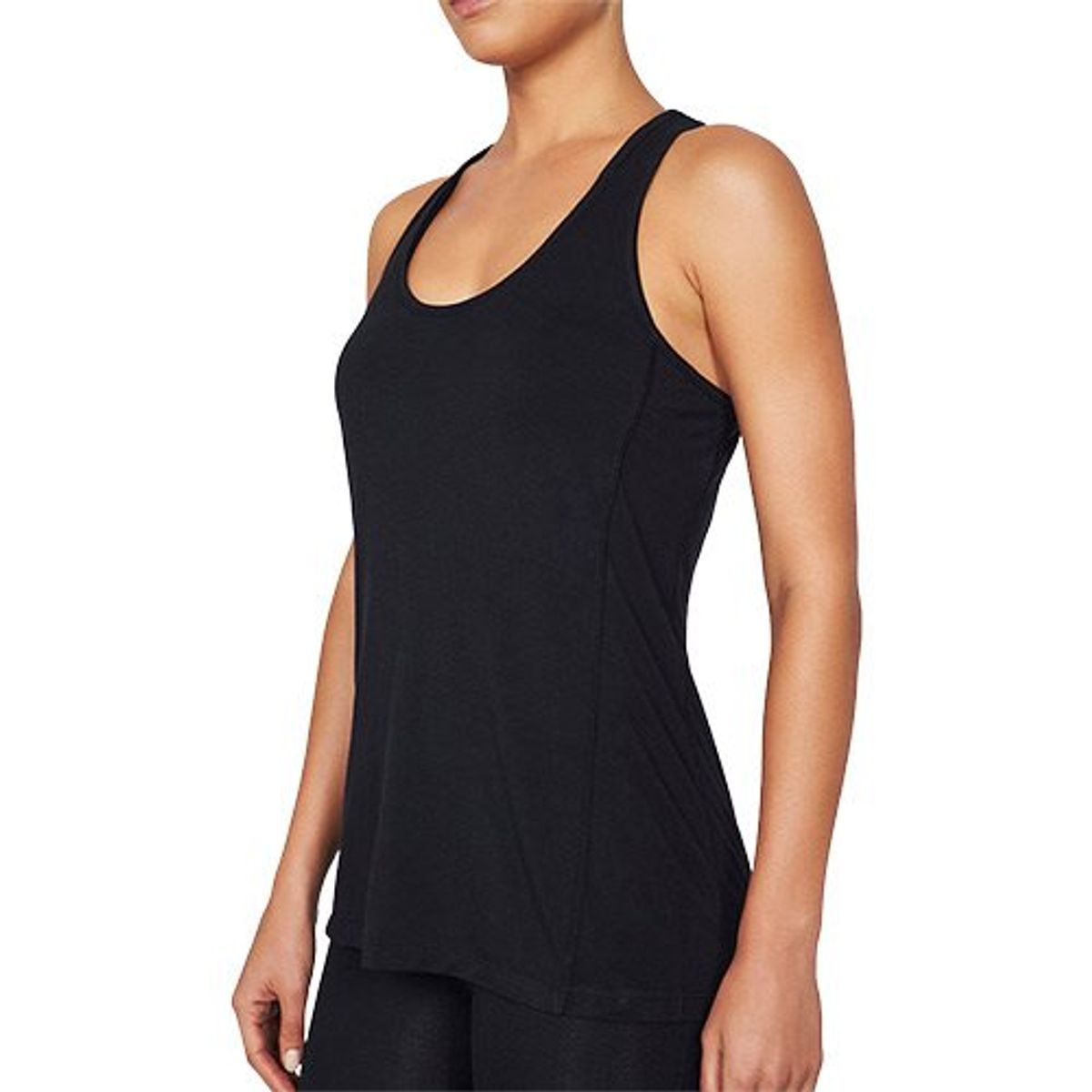 Boody Sports tank top Dame sort str. S, 1stk