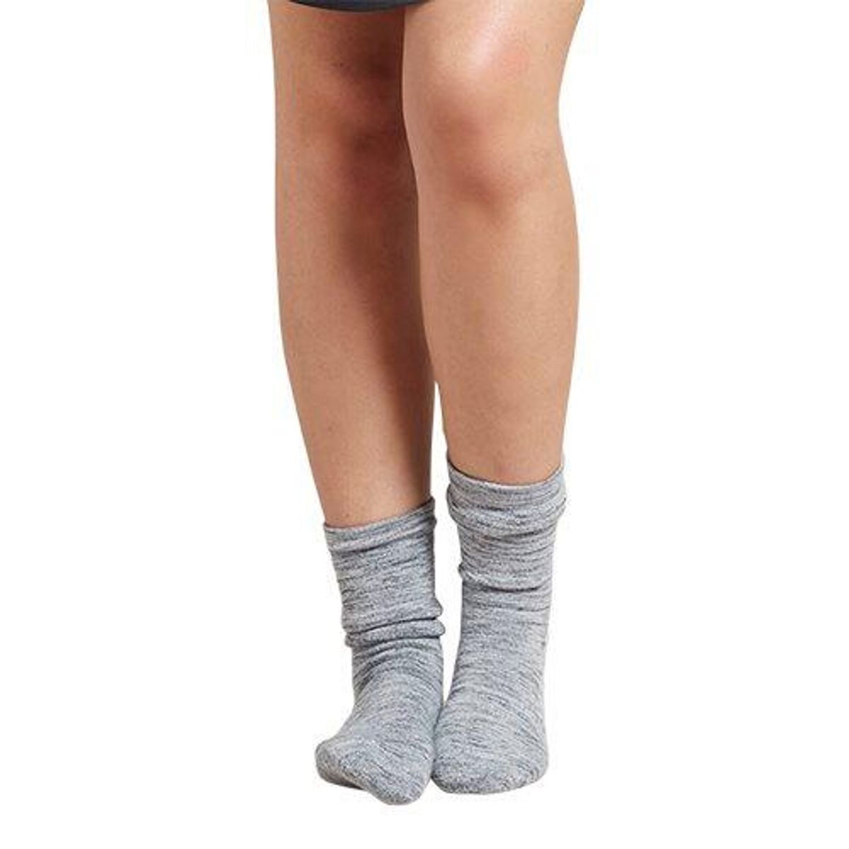 Boody Women´s Chunky Bed Sock Dove/Storm Space Dye