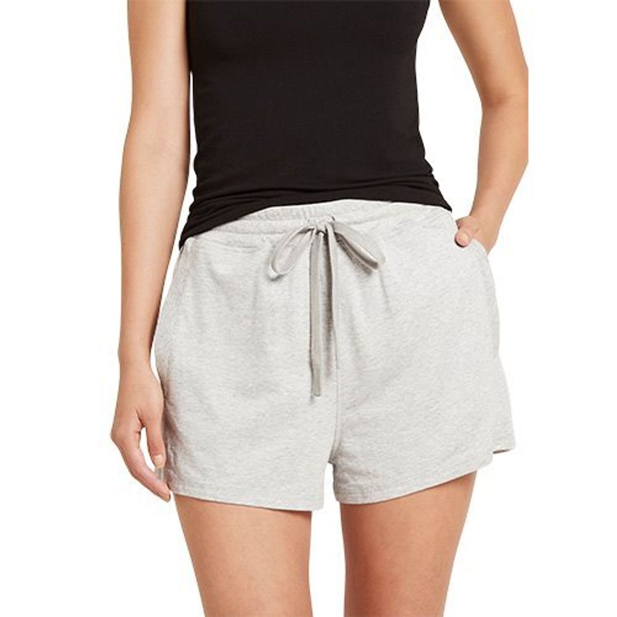 Boody Women´s Weekend Sweat Shorts Grey Marl str. XL