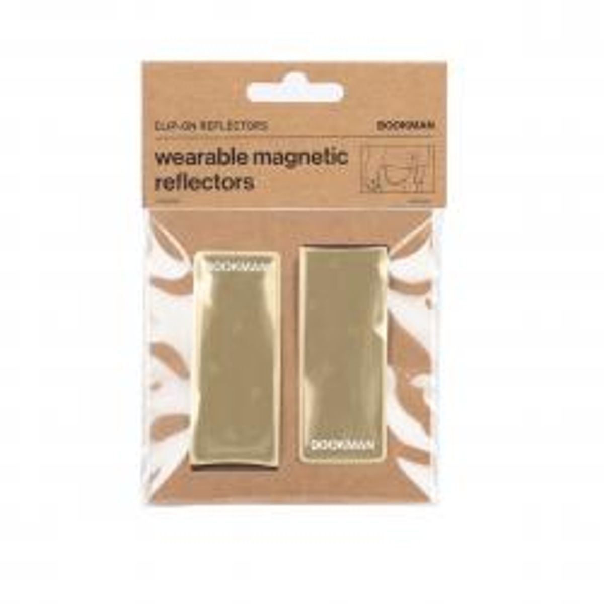 Bookman Clip-on Reflekser - Beige - Reflekser