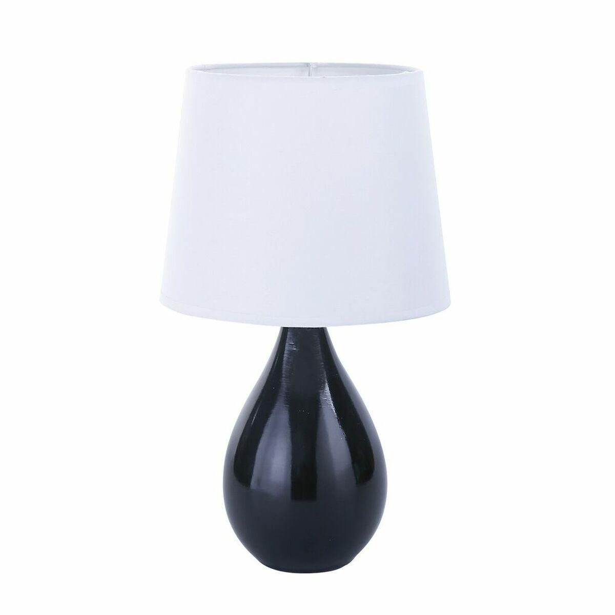 Bordlampe Versa Camy Sort Keramik (20 x 35 x 20 cm)